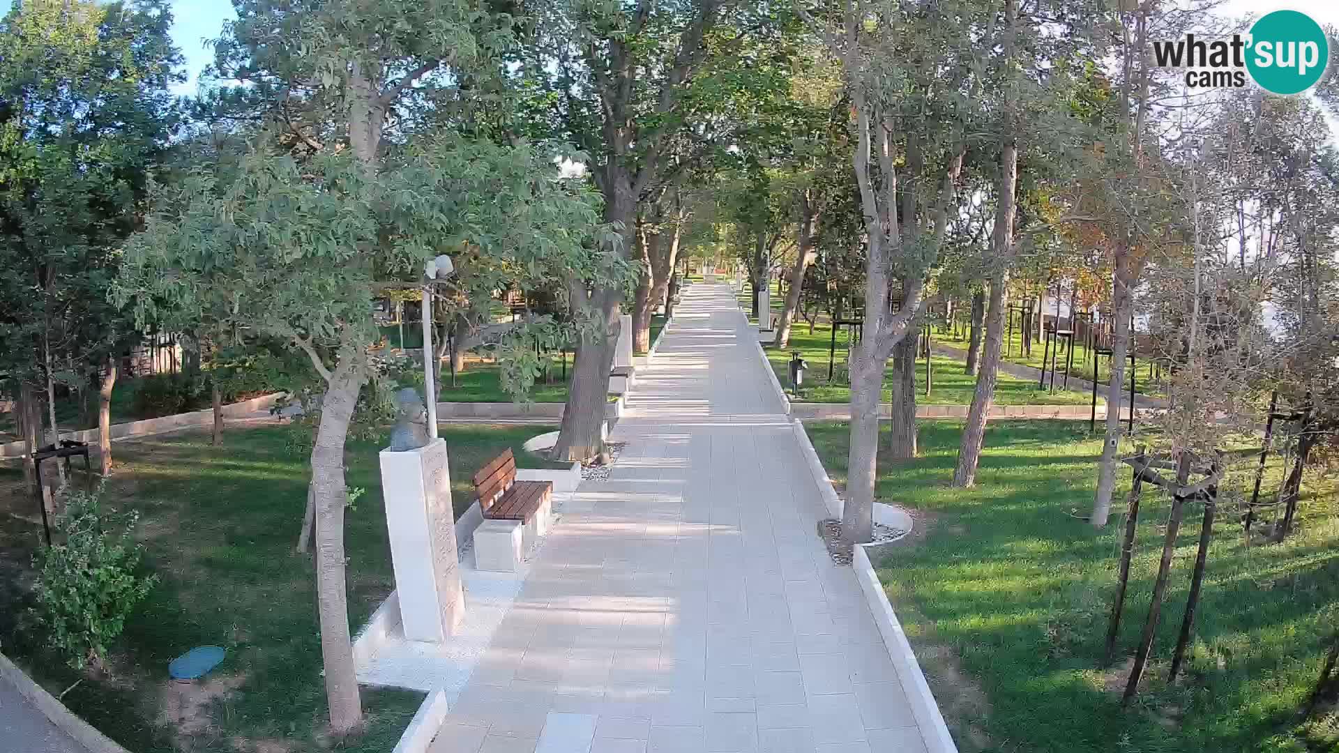 Writers’ Park Webcam Senj – Live by the Sea