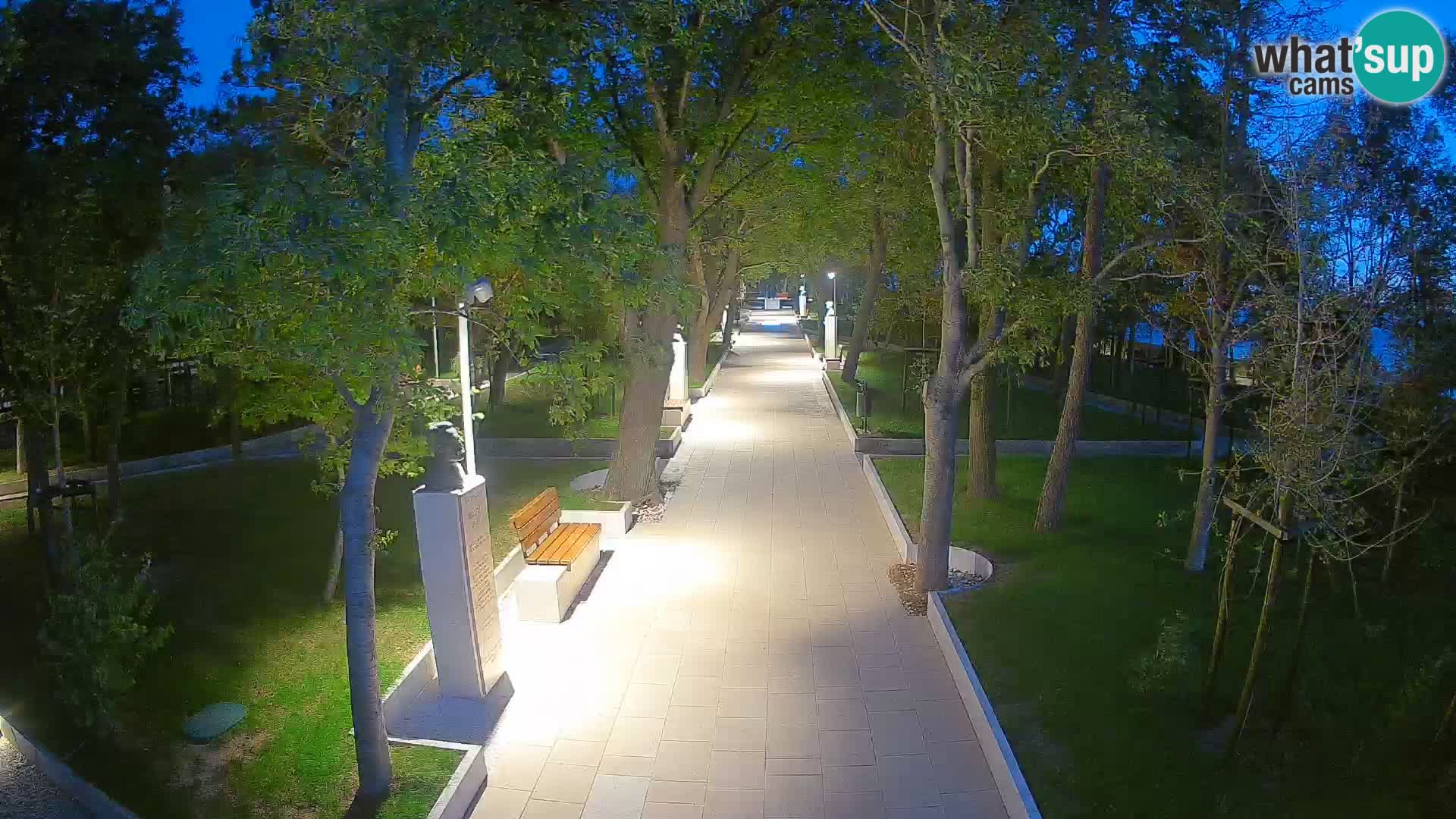 Writers’ Park Webcam Senj – Live by the Sea