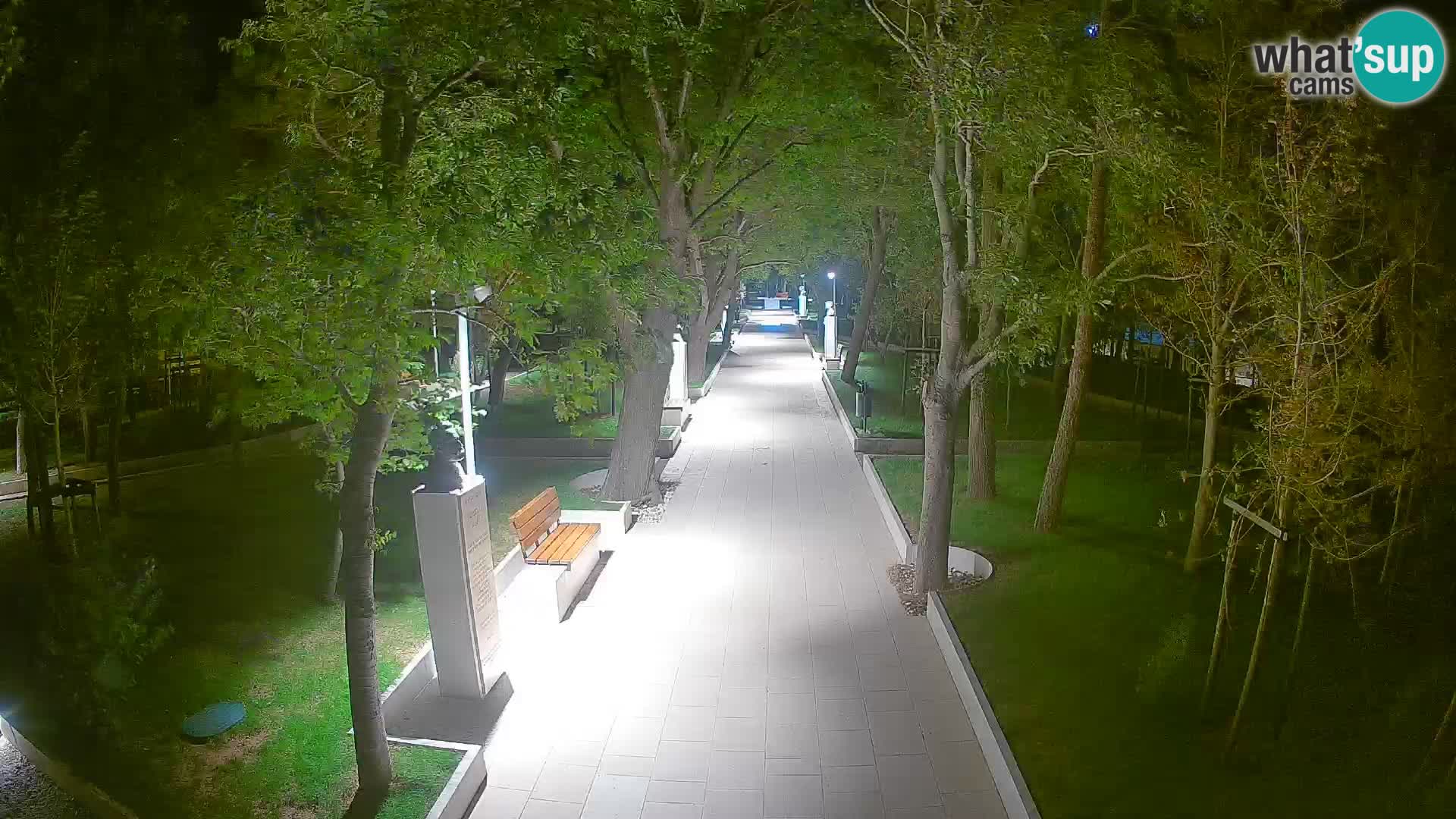 Writers’ Park Webcam Senj – Live by the Sea