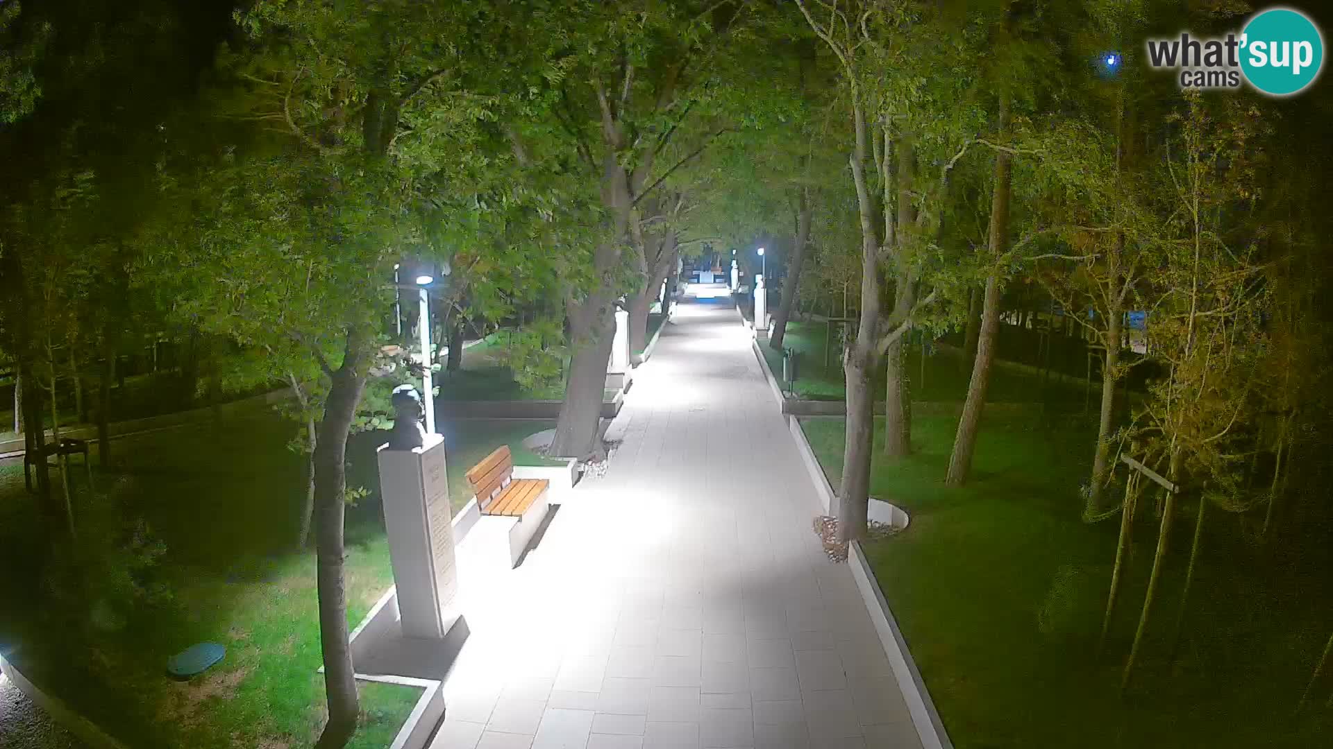 Writers’ Park Webcam Senj – Live by the Sea