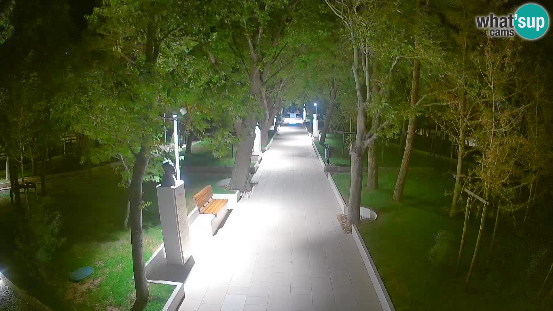 Writers’ Park Webcam Senj – Live by the Sea