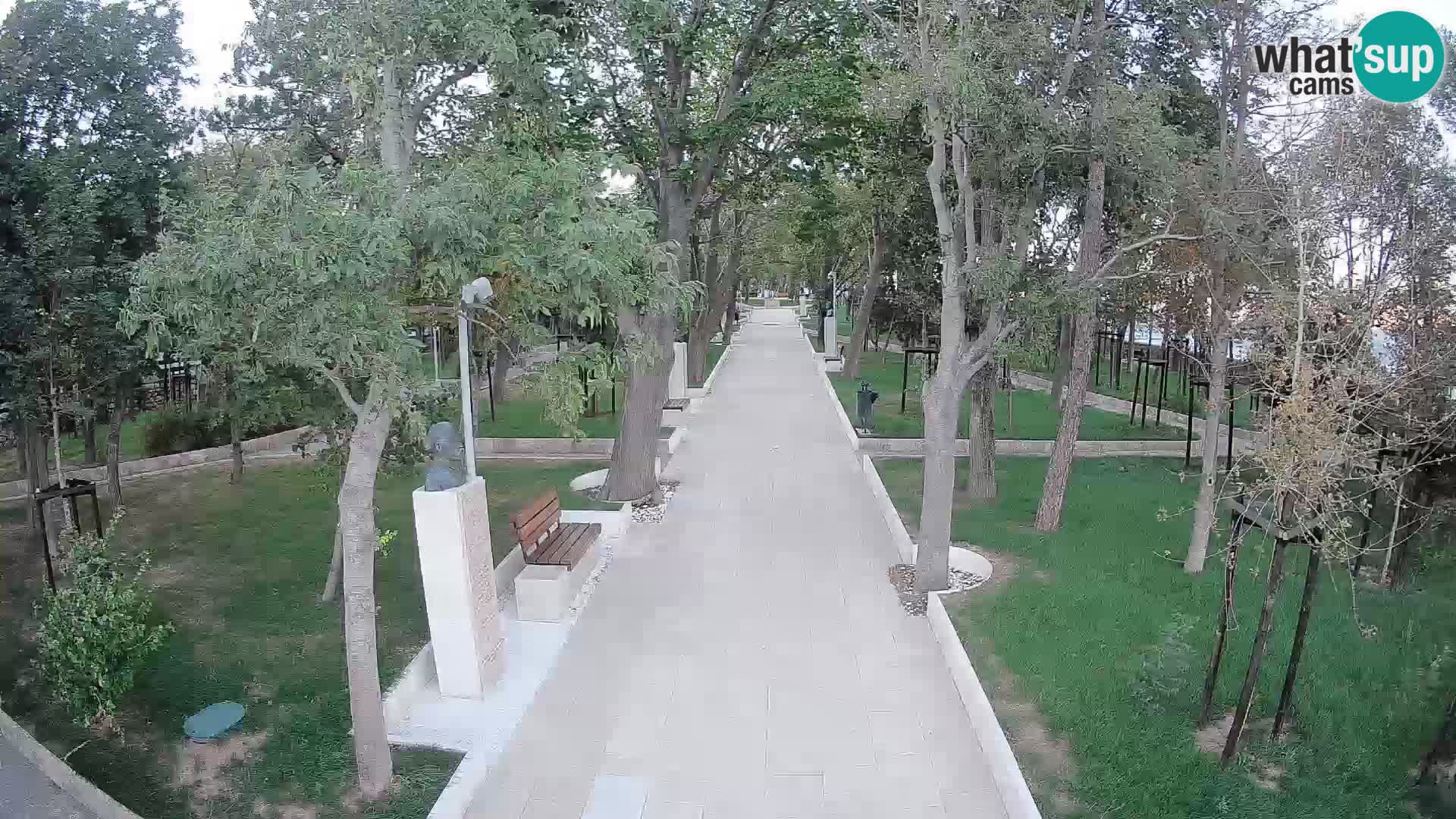 Writers’ Park Webcam Senj – Live by the Sea