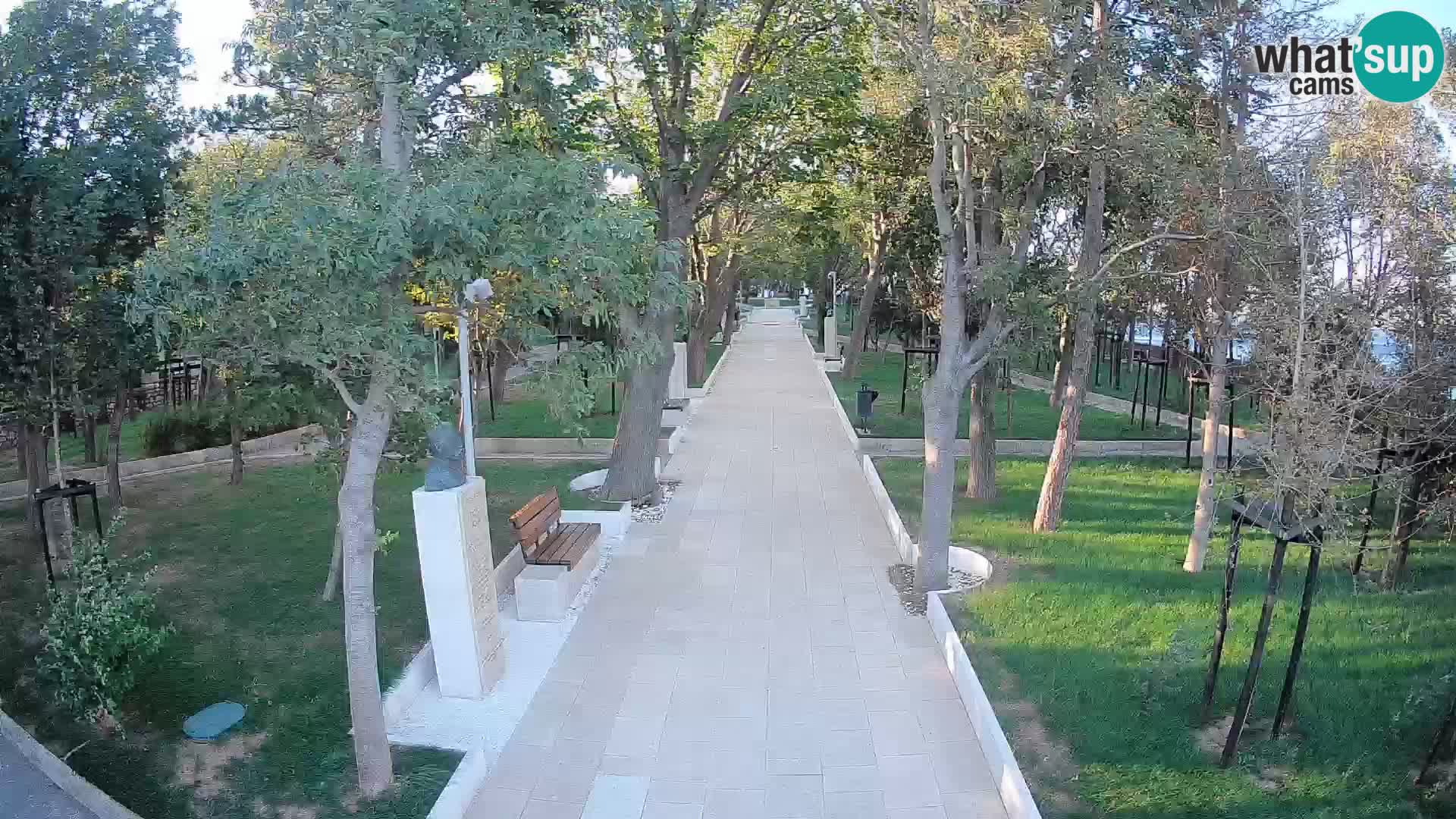 Writers’ Park Webcam Senj – Live by the Sea