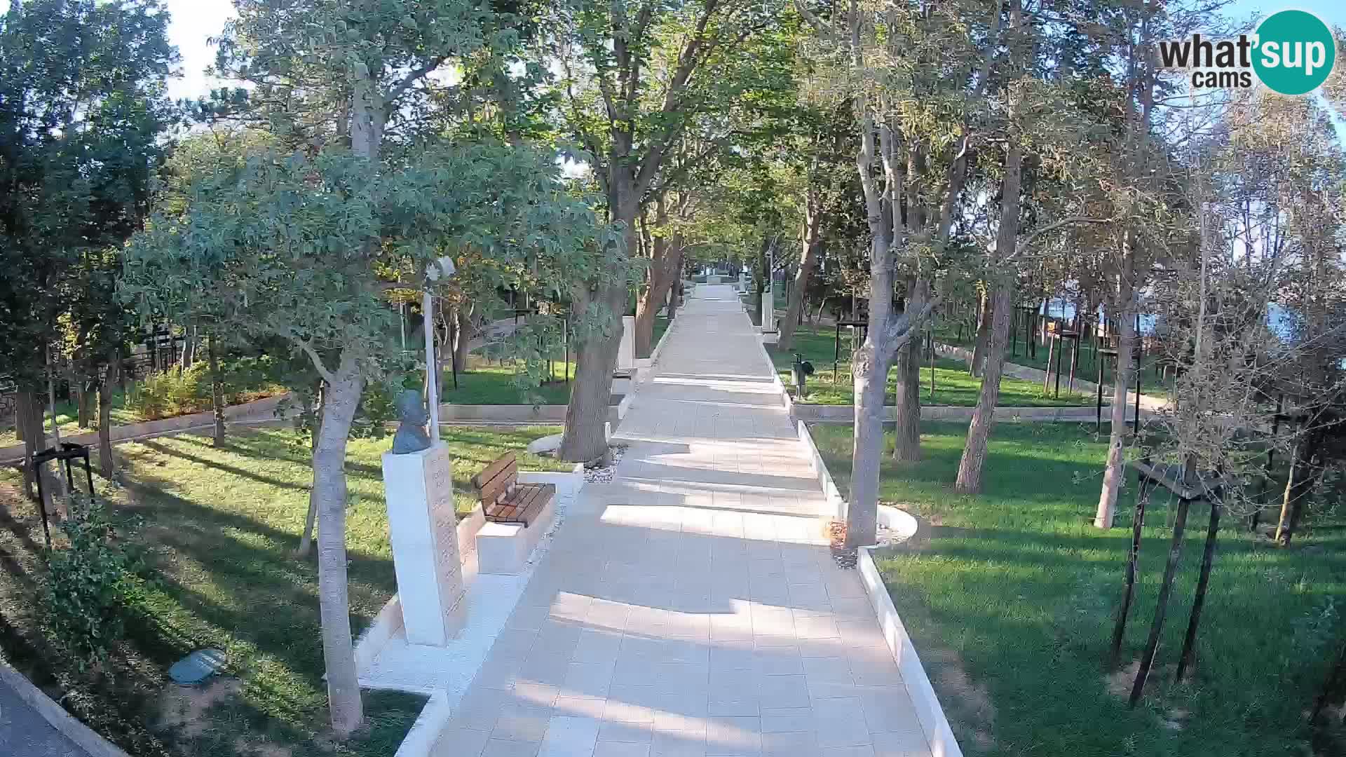Writers’ Park Webcam Senj – Live by the Sea