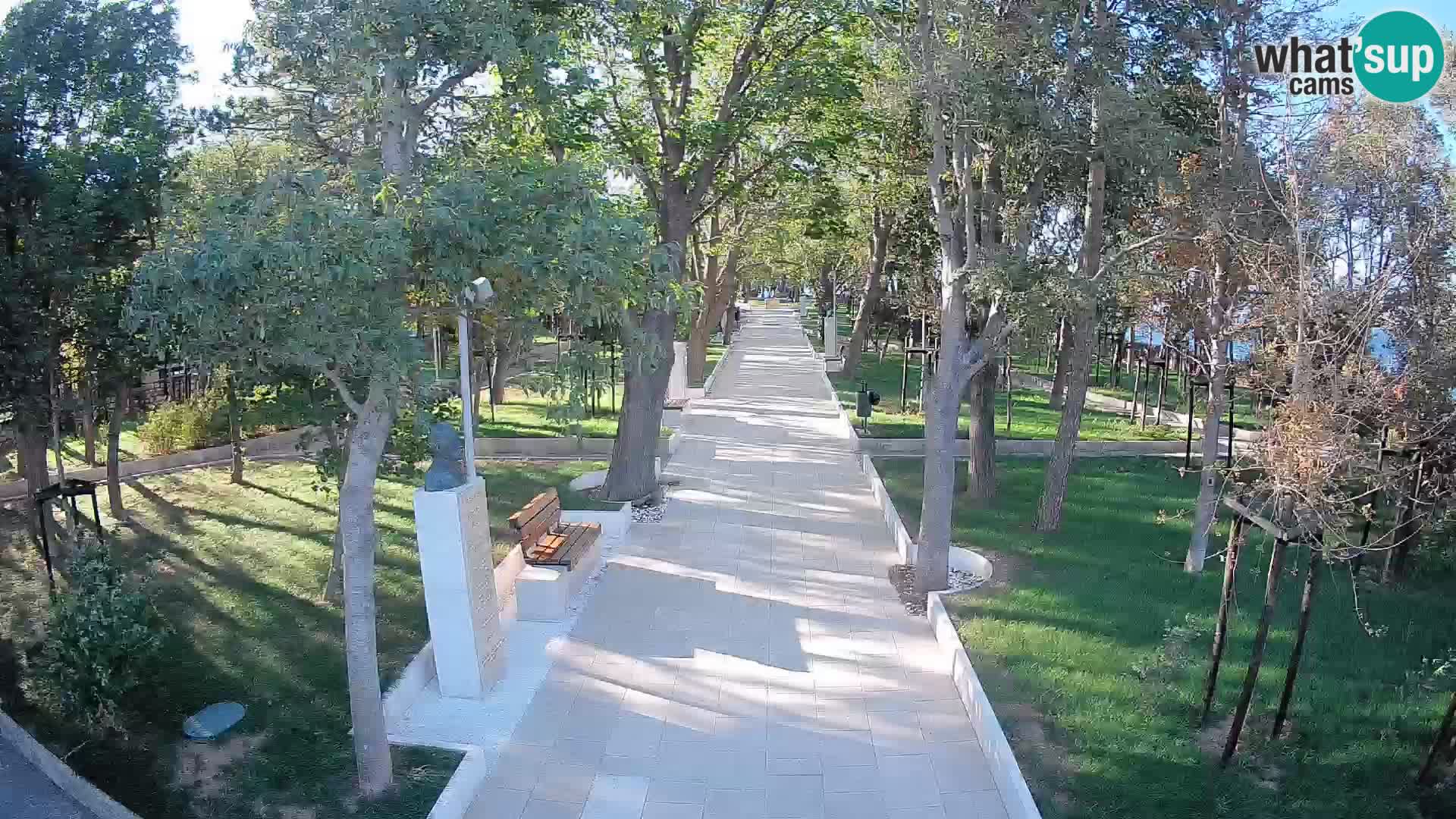 Writers’ Park Webcam Senj – Live by the Sea