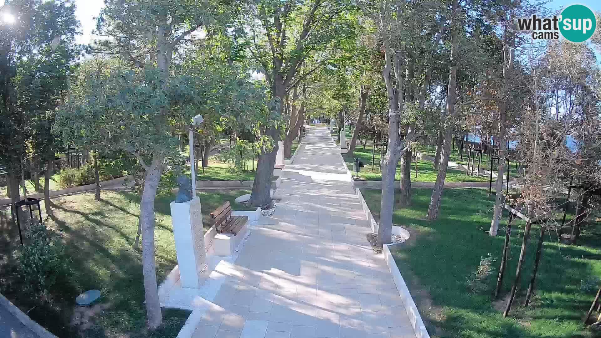 Writers’ Park Webcam Senj – Live by the Sea