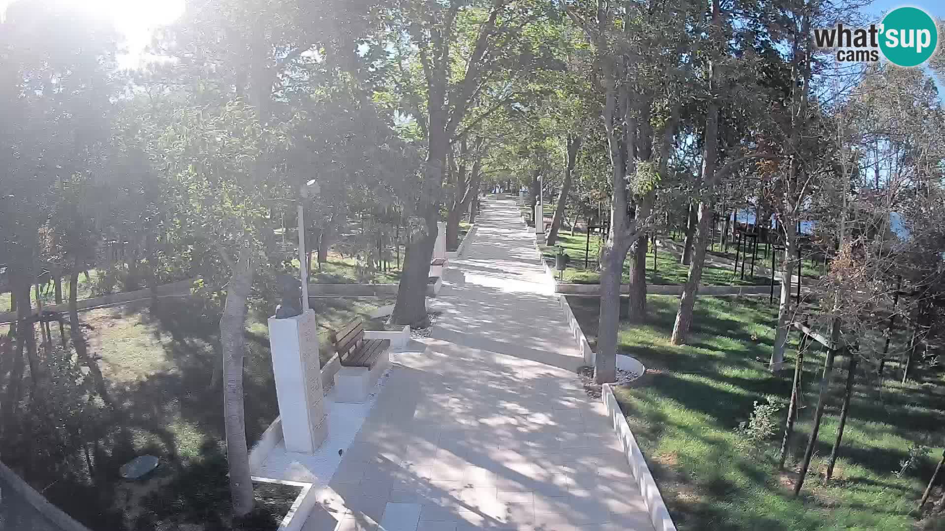 Webcam Schriftstellerpark Senj – Live am Meer