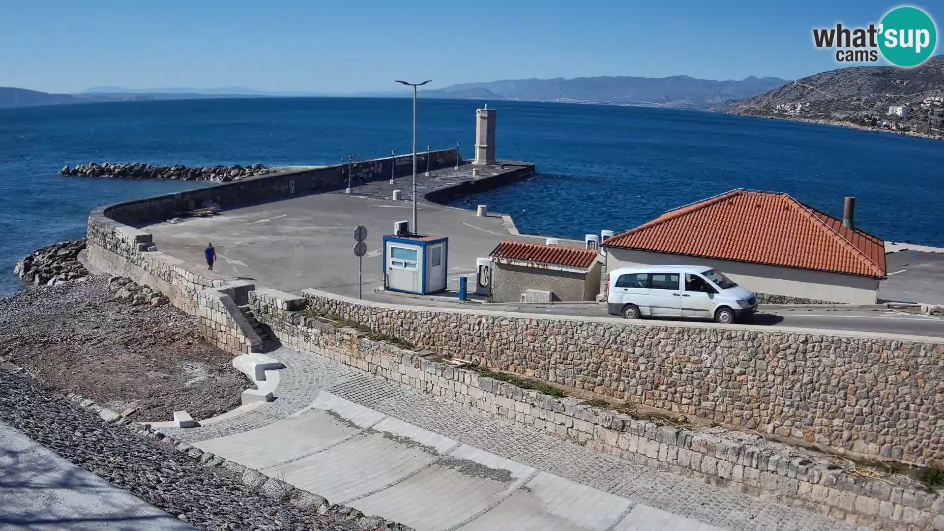 Webcam Porto di Segna – Frangiflutti e Faro in diretta