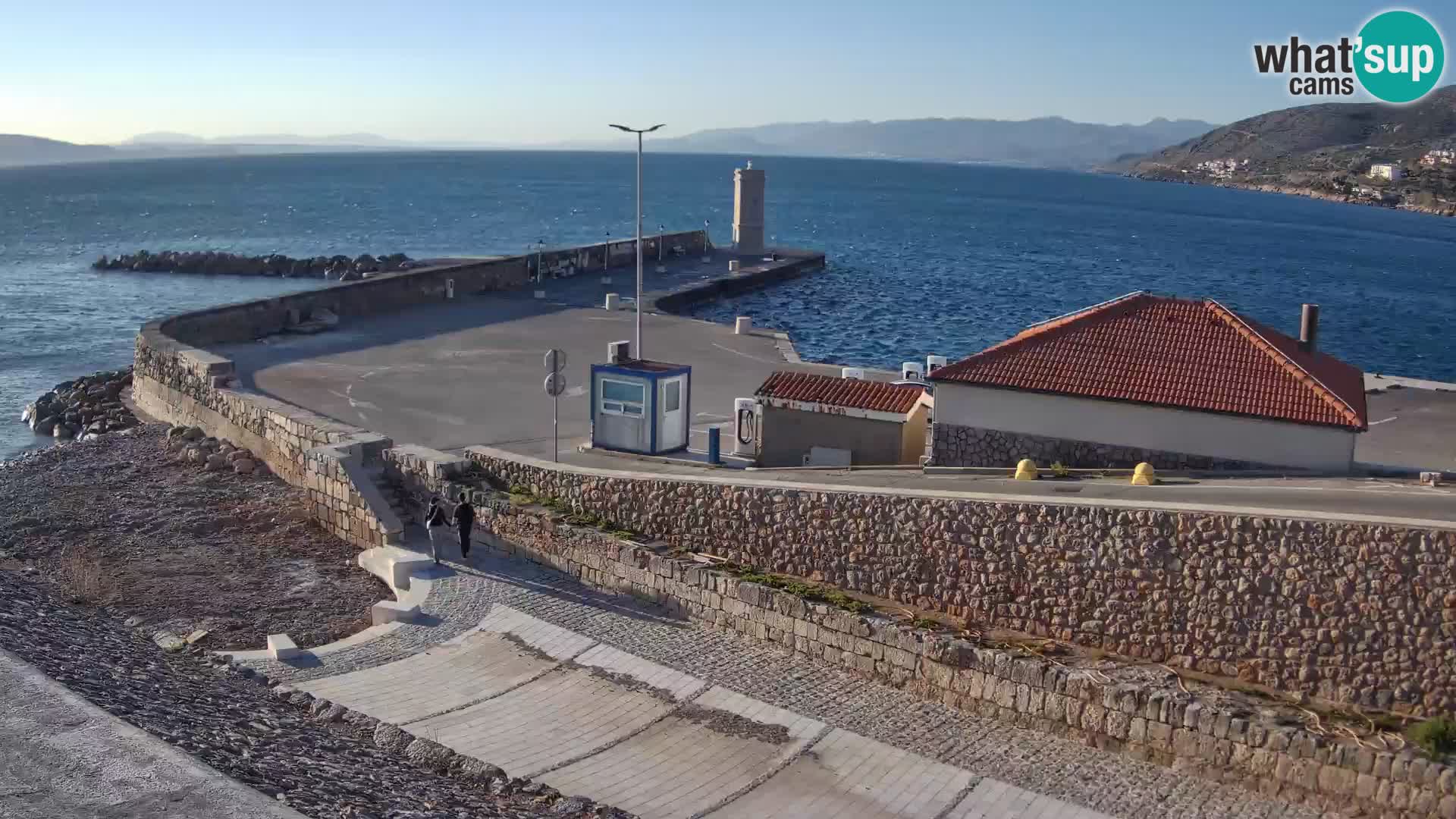 Webcam Porto di Segna – Frangiflutti e Faro in diretta