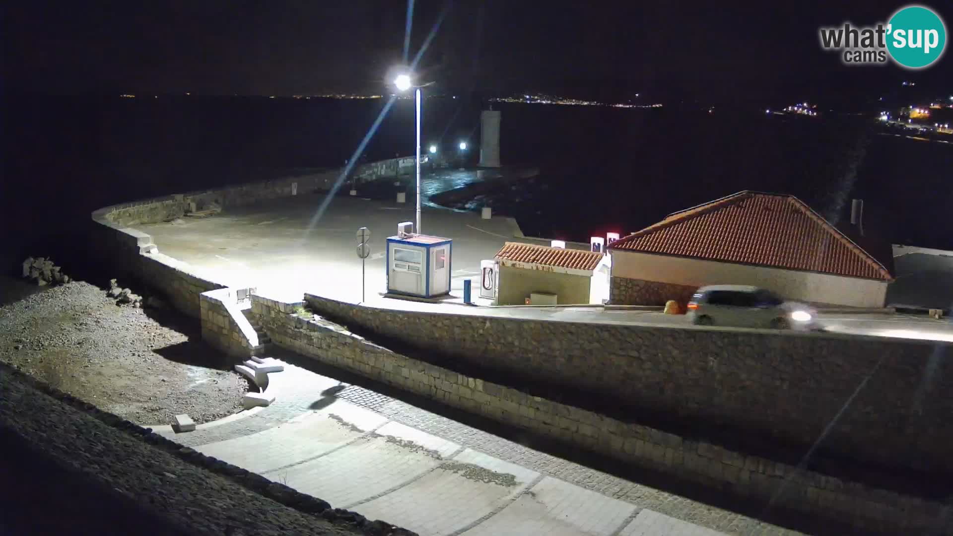 Senj Harbour Webcam – Breakwater & Lighthouse Live View