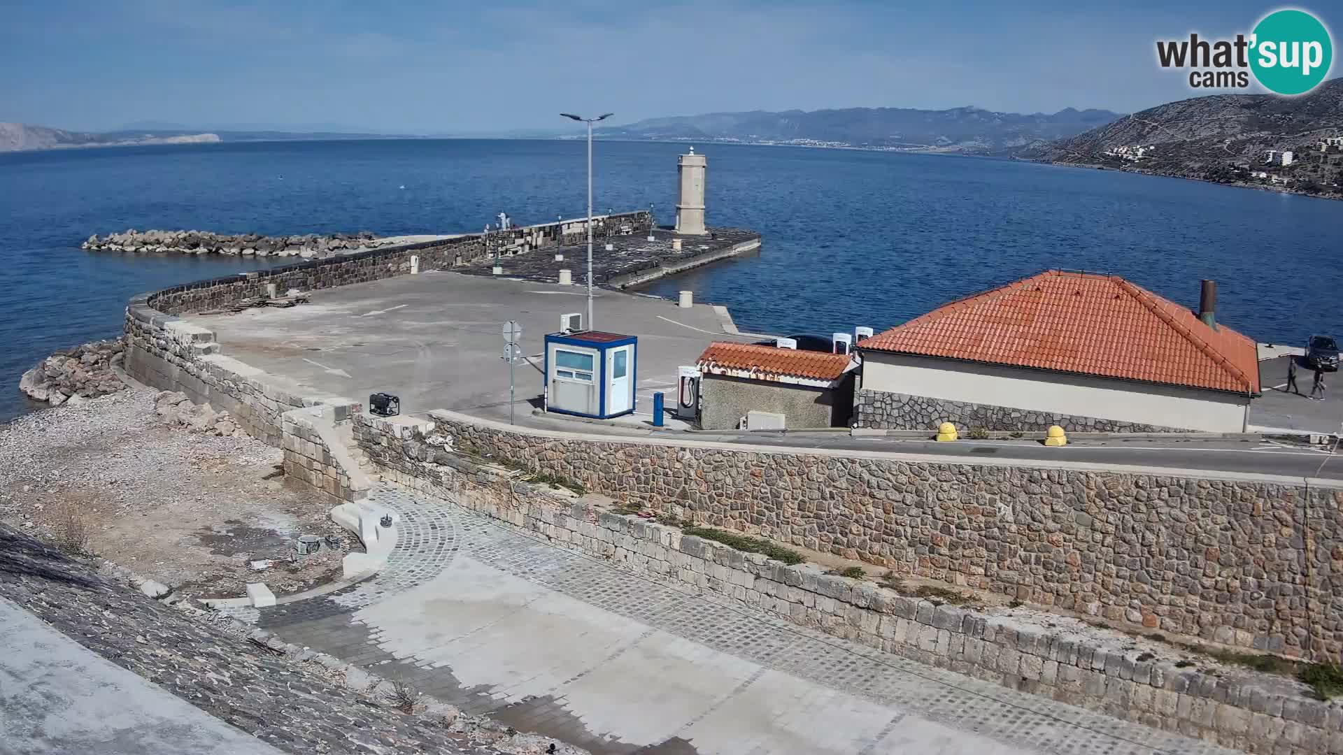 Web kamera Senj luka – Lukobran i svjetionik uživo