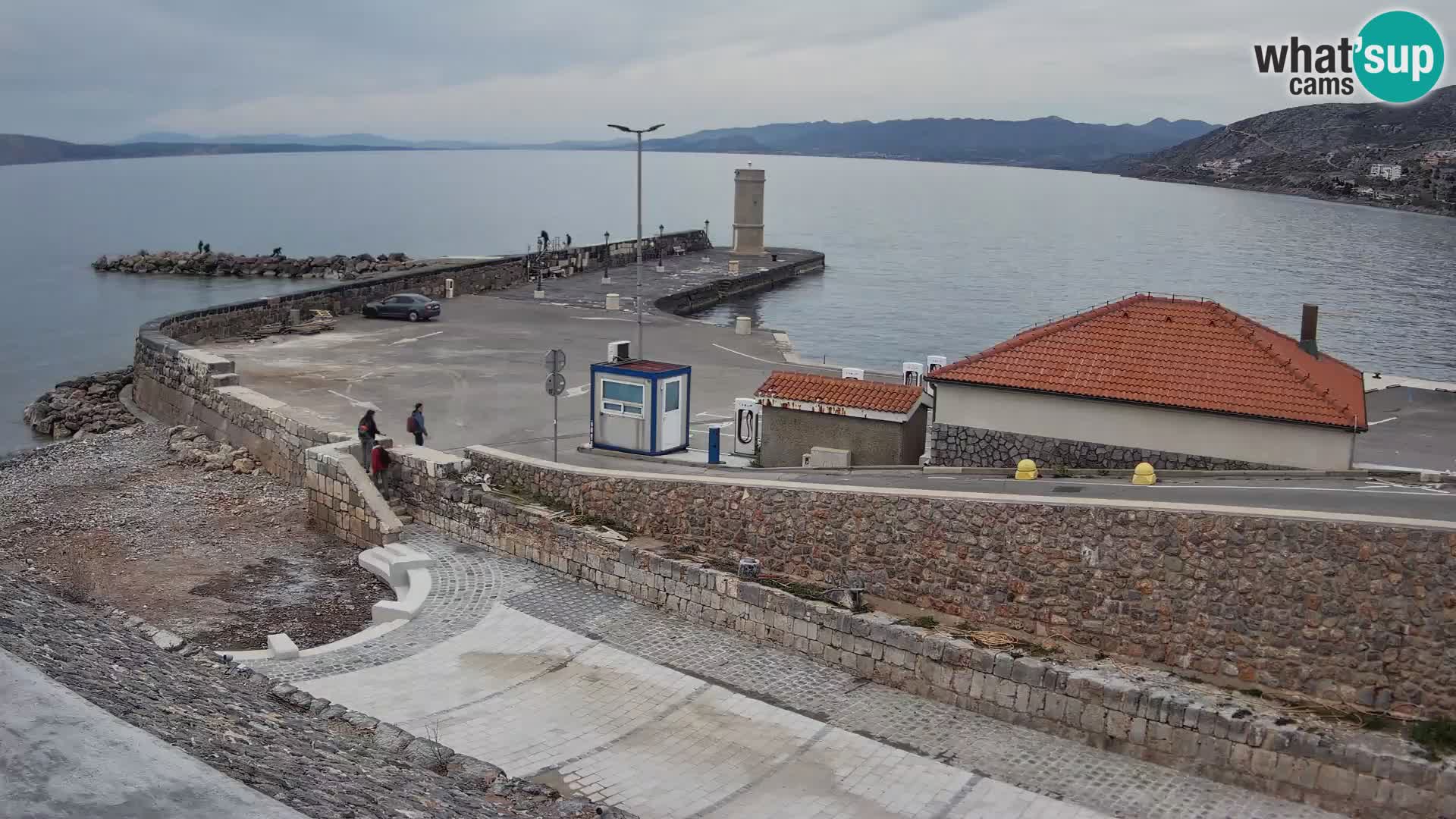 Senj Harbour Webcam – Breakwater & Lighthouse Live View