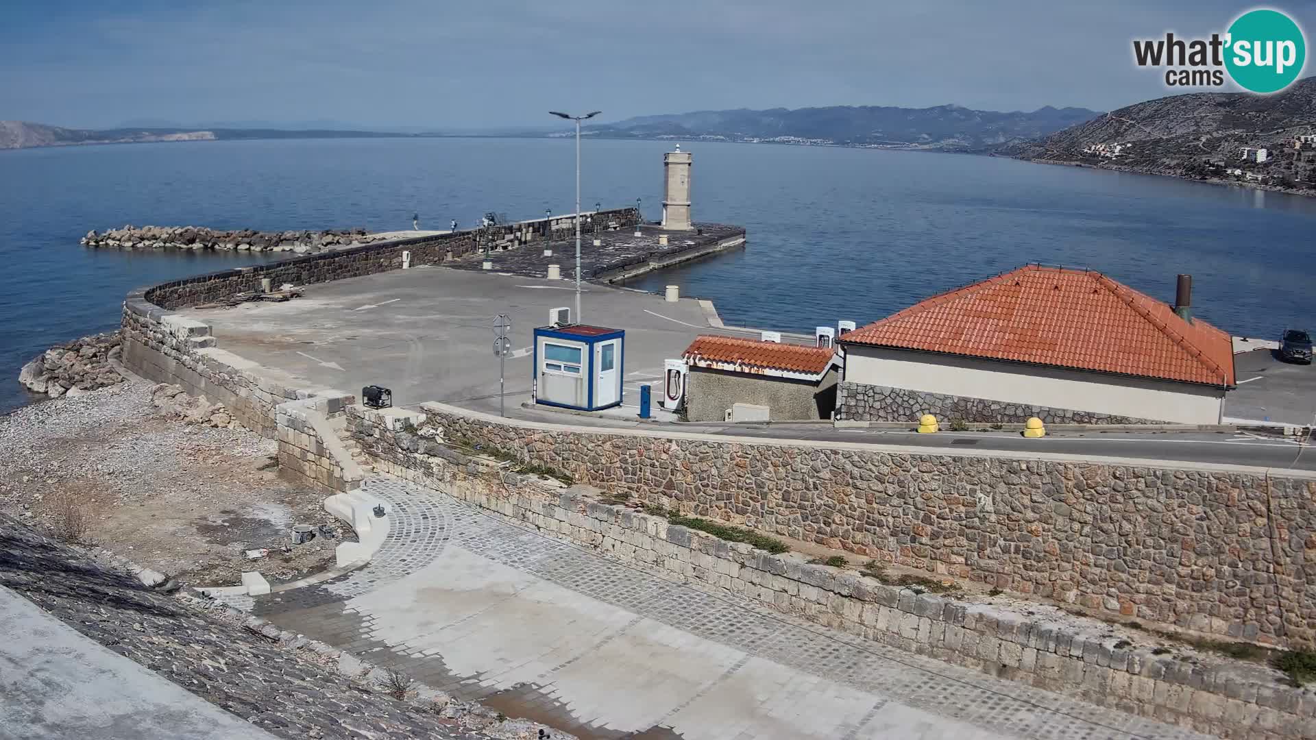 Senj Harbour Webcam – Breakwater & Lighthouse Live View