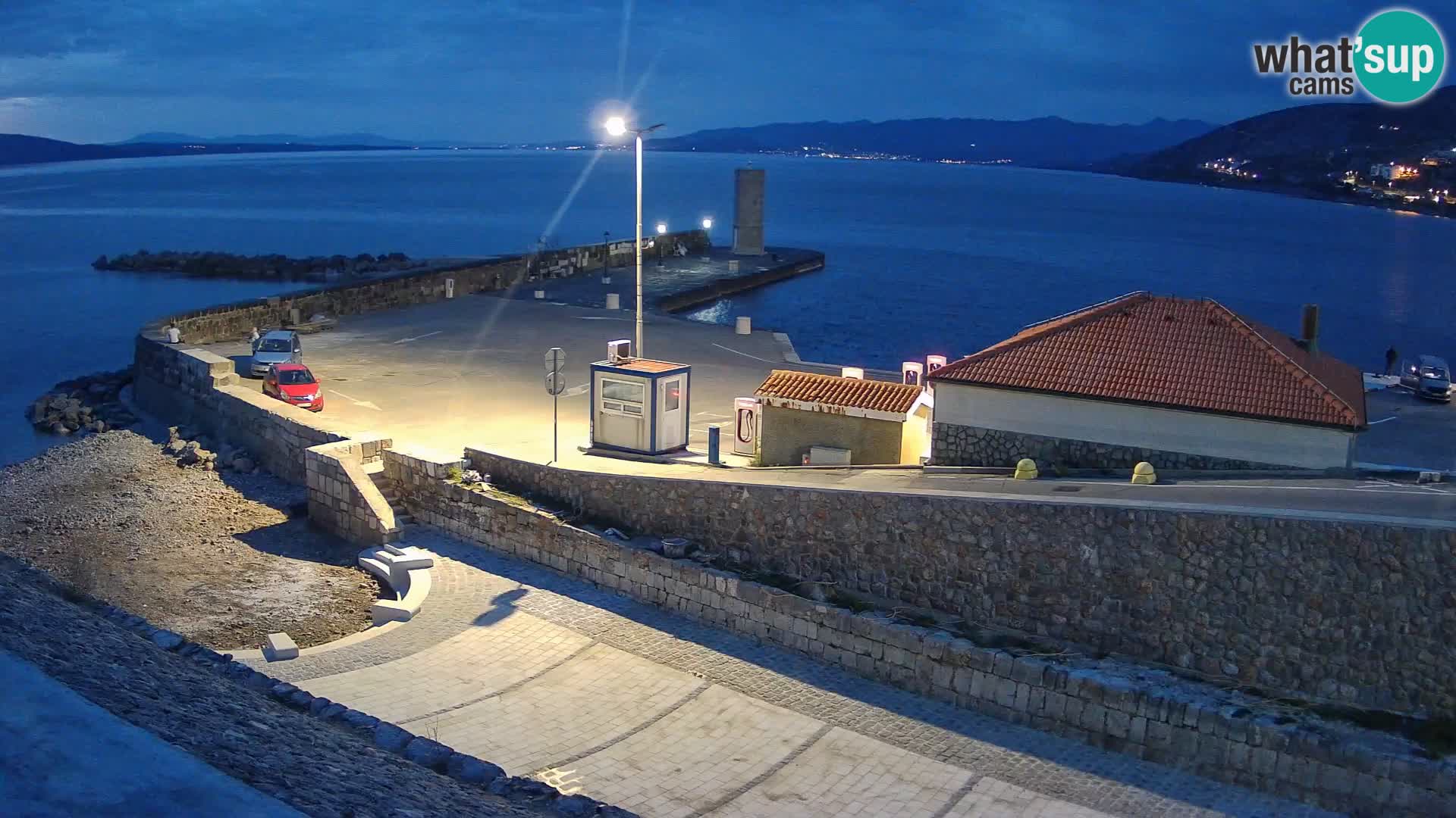 Senj Harbour Webcam – Breakwater & Lighthouse Live View