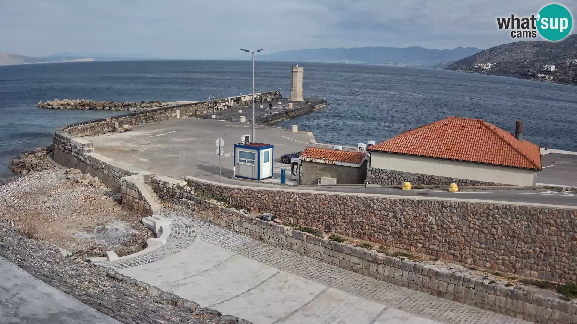 Webcam Porto di Segna – Frangiflutti e Faro in diretta