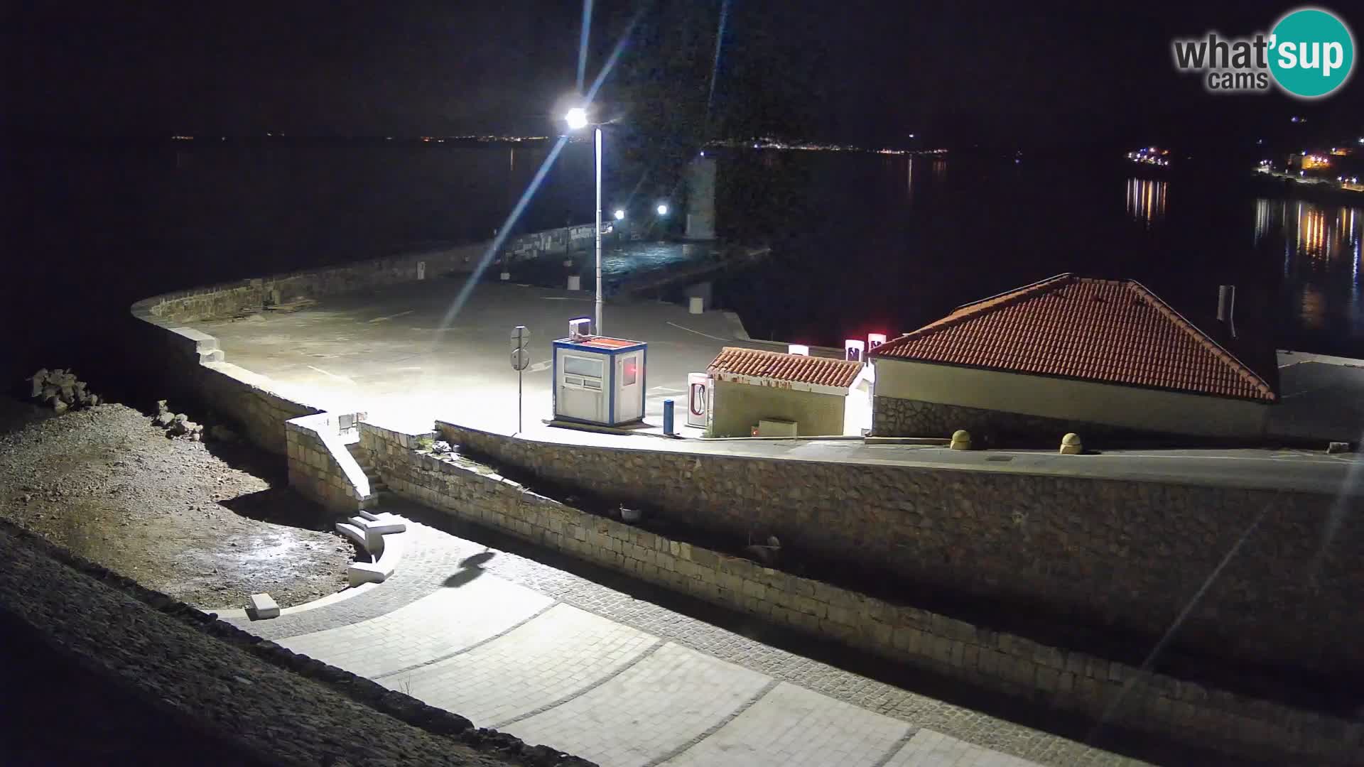 Senj Harbour Webcam – Breakwater & Lighthouse Live View