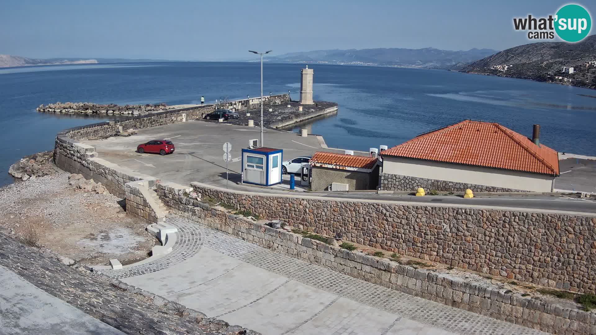 Webcam Porto di Segna – Frangiflutti e Faro in diretta