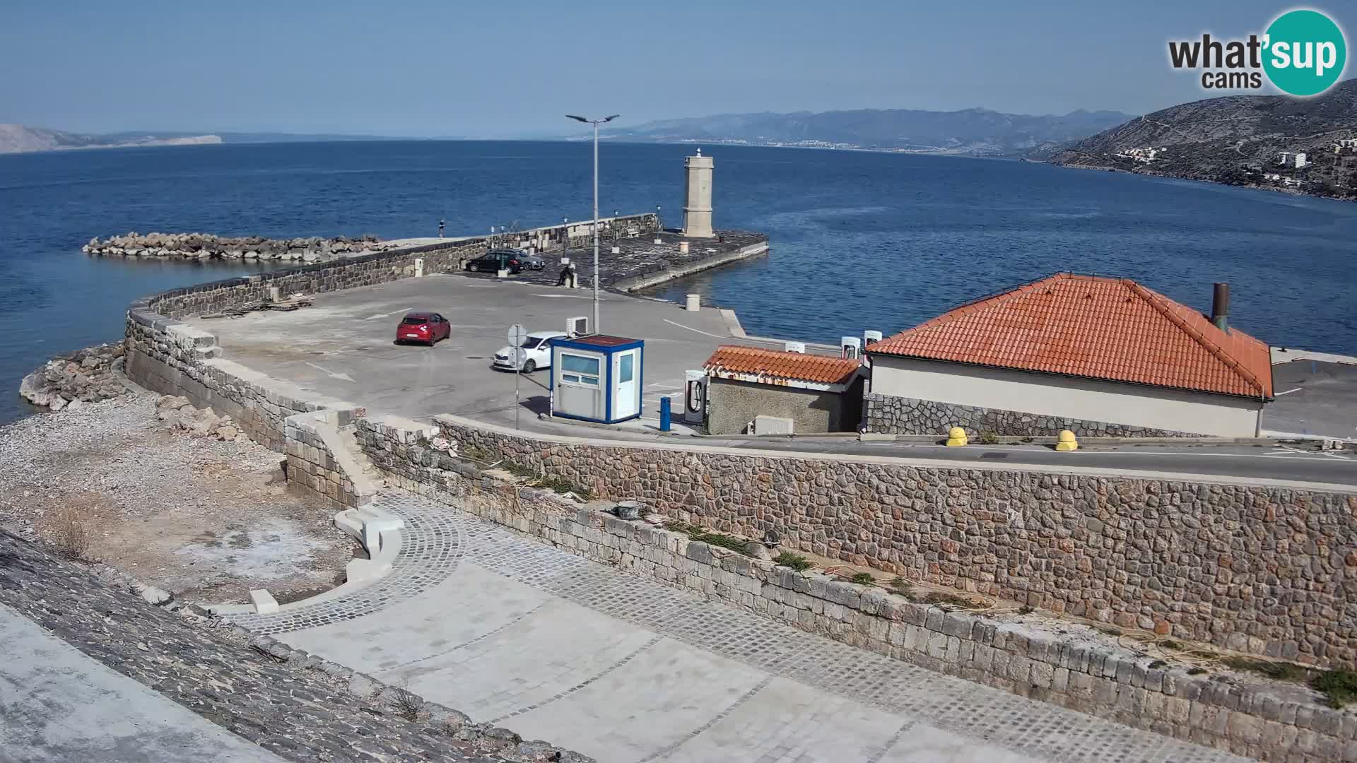 Senj Harbour Webcam – Breakwater & Lighthouse Live View