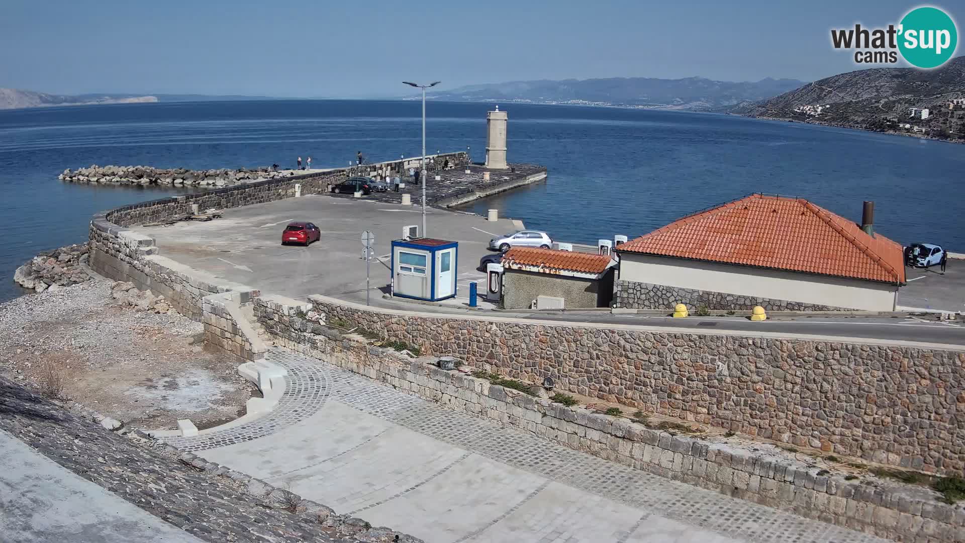 Senj Harbour Webcam – Breakwater & Lighthouse Live View