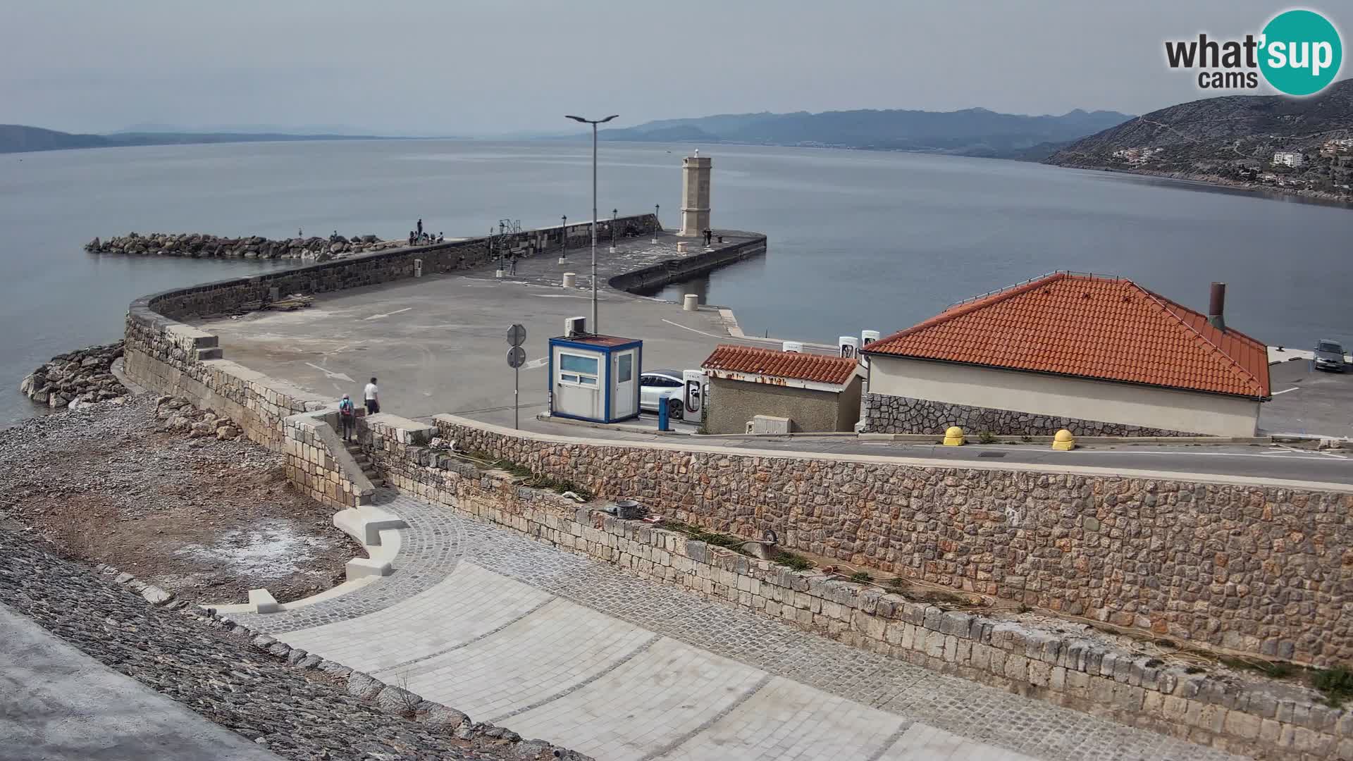 Webcam Porto di Segna – Frangiflutti e Faro in diretta