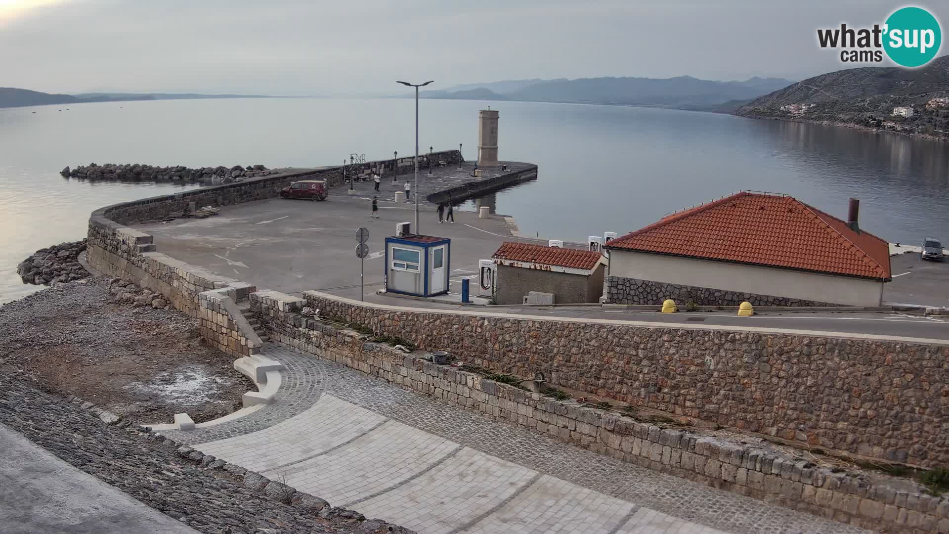 Senj Harbour Webcam – Breakwater & Lighthouse Live View