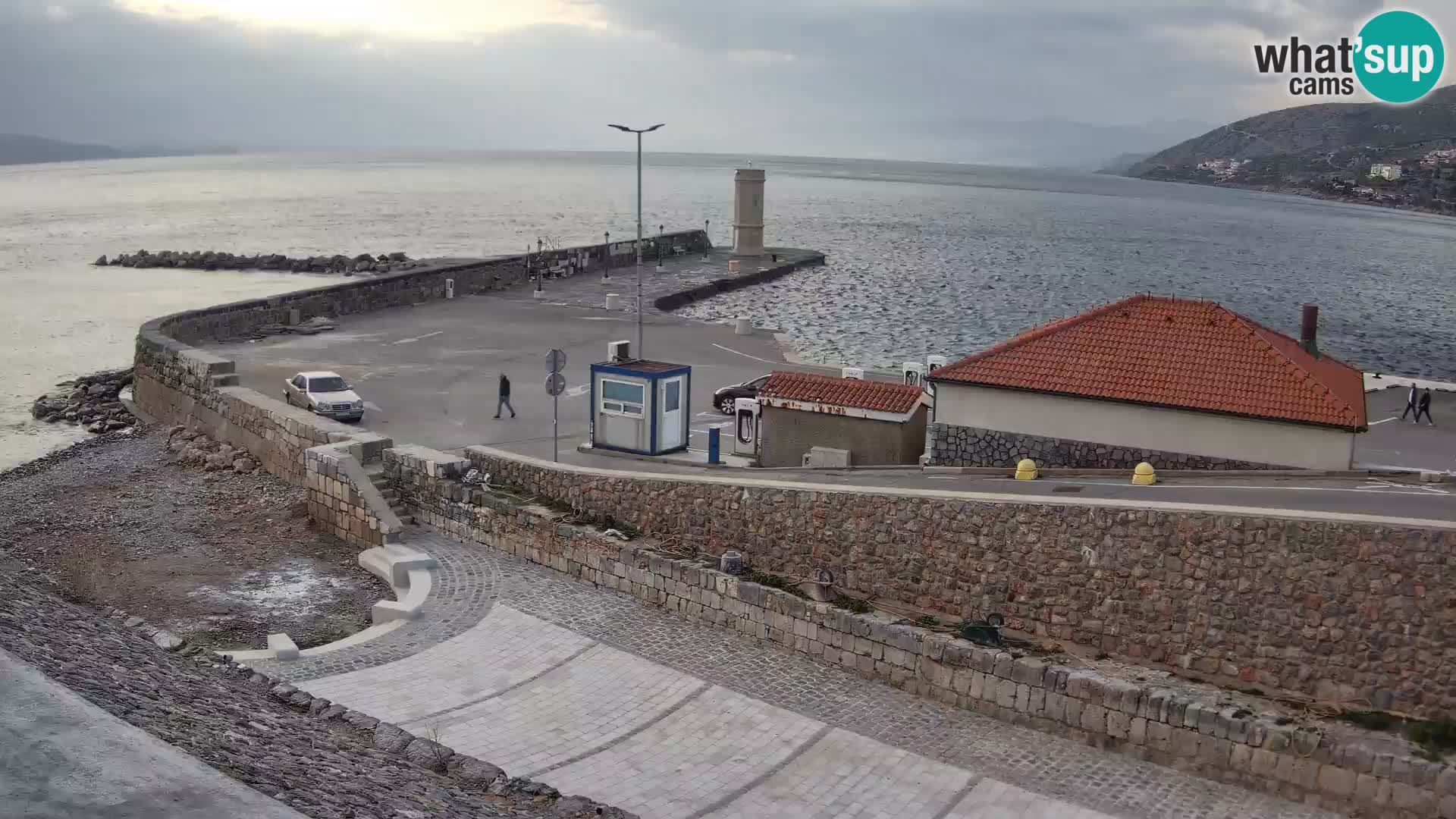 Webcam Porto di Segna – Frangiflutti e Faro in diretta