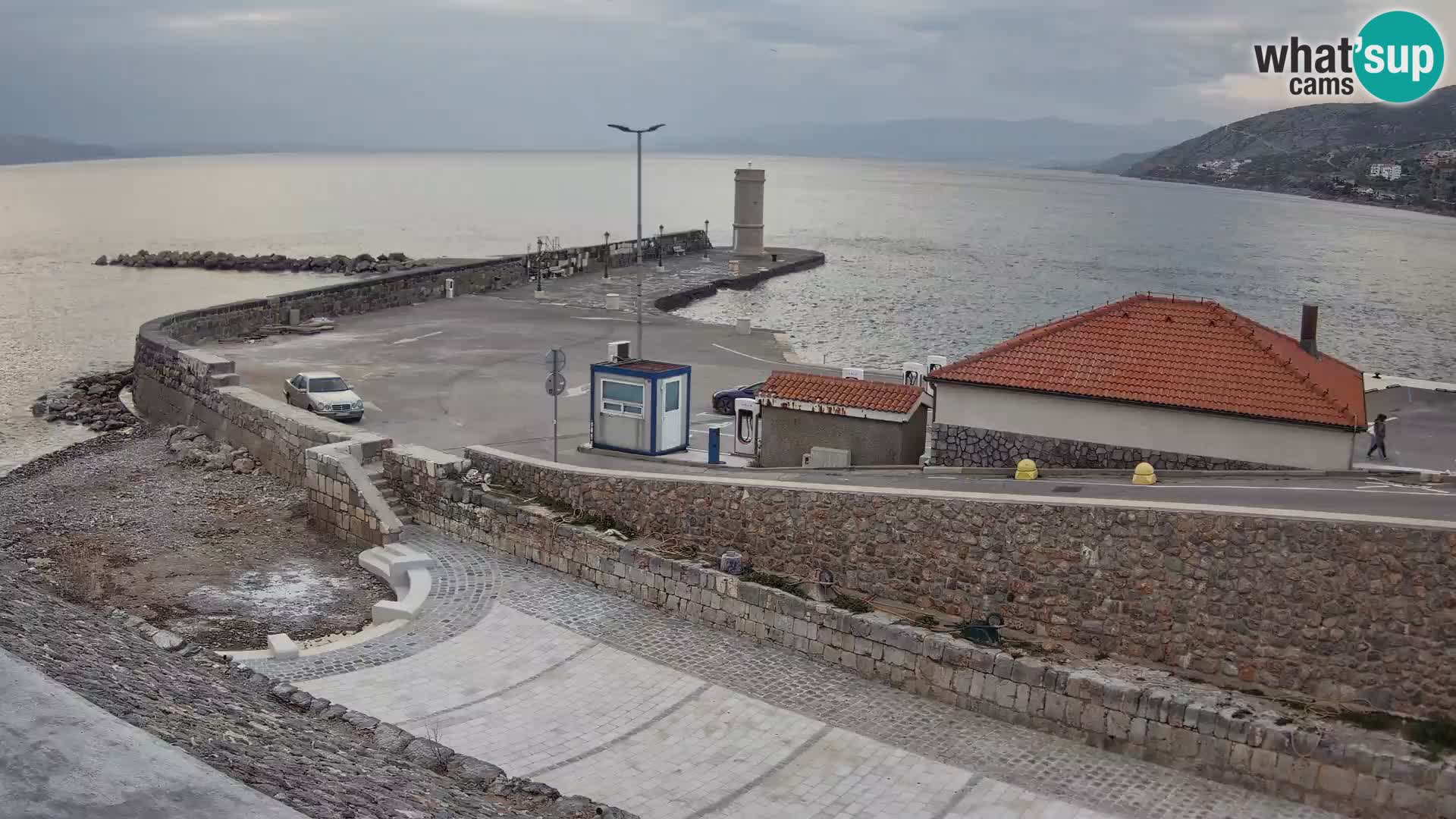 Web kamera Senj luka – Lukobran i svjetionik uživo