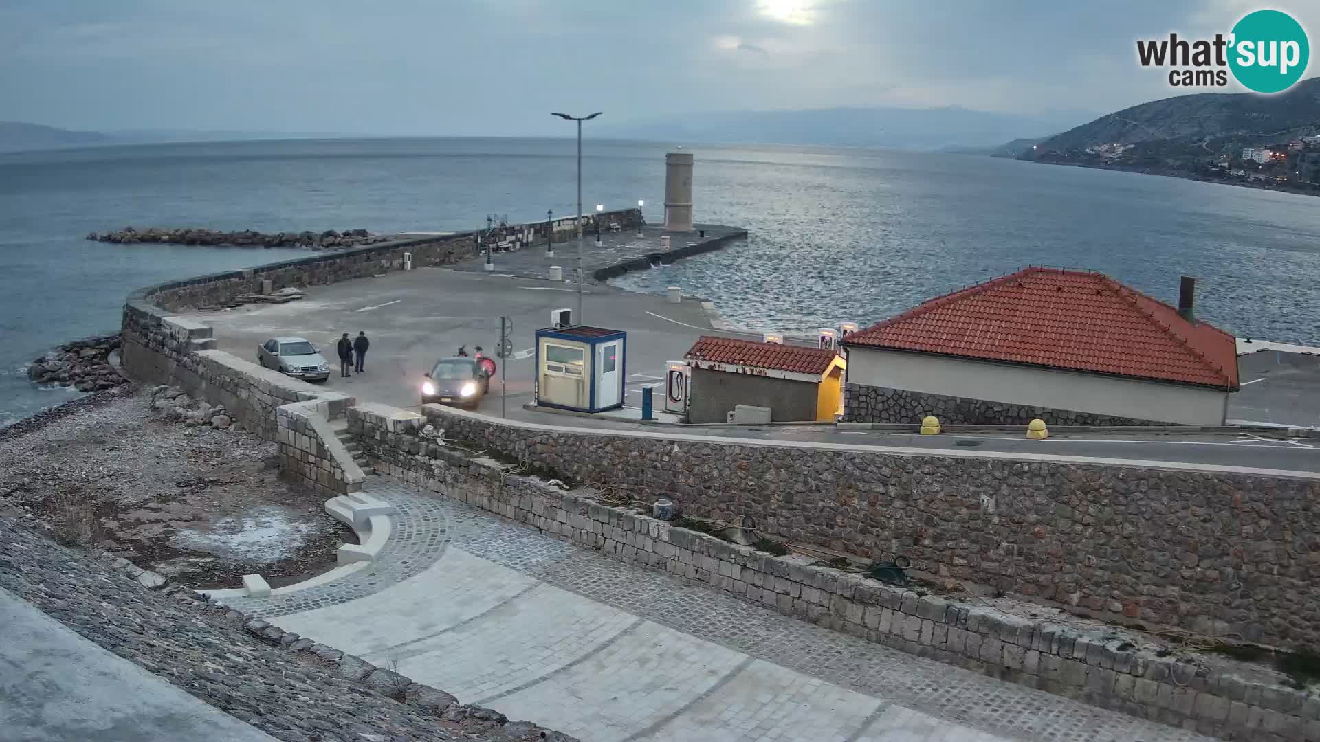 Web kamera Senj luka – Lukobran i svjetionik uživo