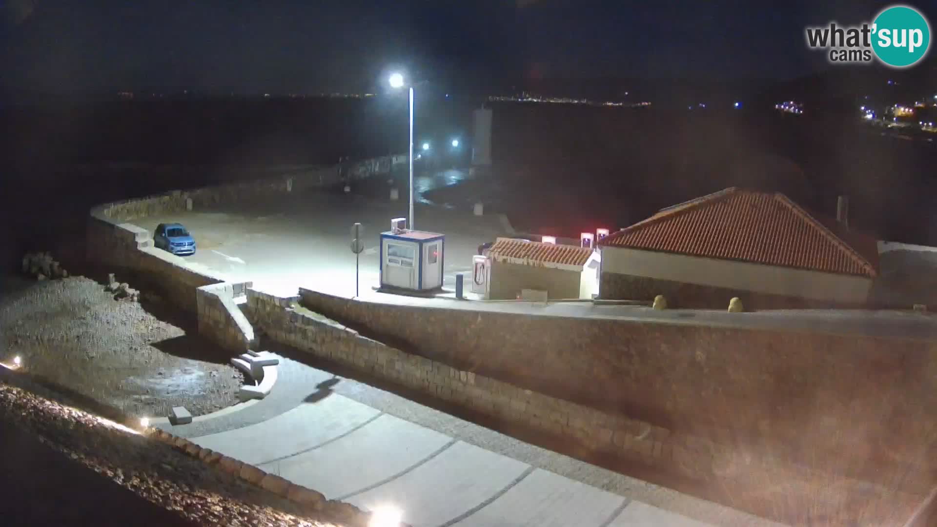Senj Harbour Webcam – Breakwater & Lighthouse Live View