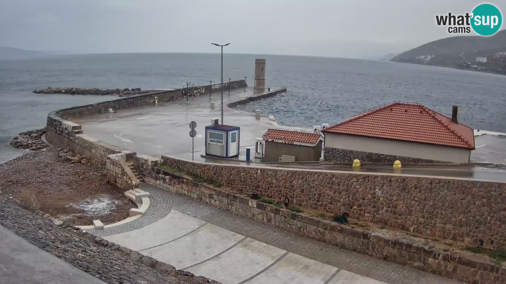 Web kamera Senj luka – Lukobran i svjetionik uživo