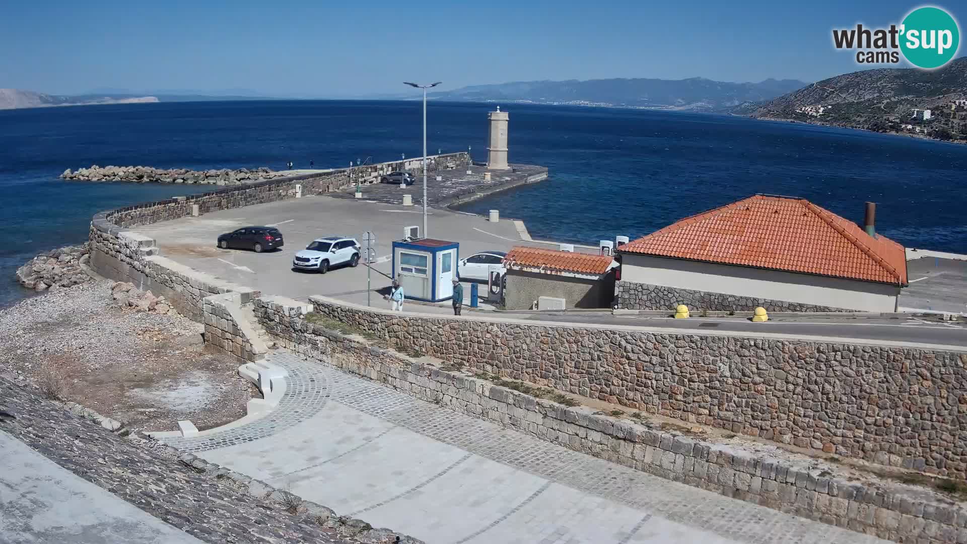 Webcam Porto di Segna – Frangiflutti e Faro in diretta