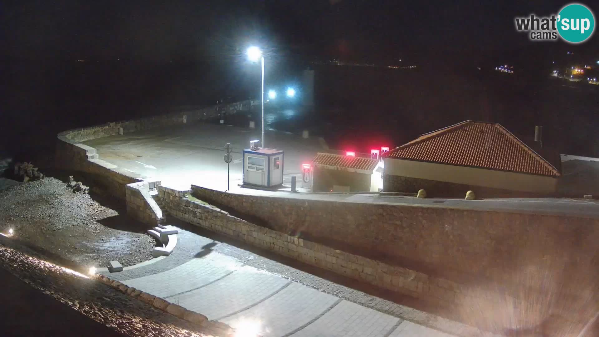 Senj Harbour Webcam – Breakwater & Lighthouse Live View