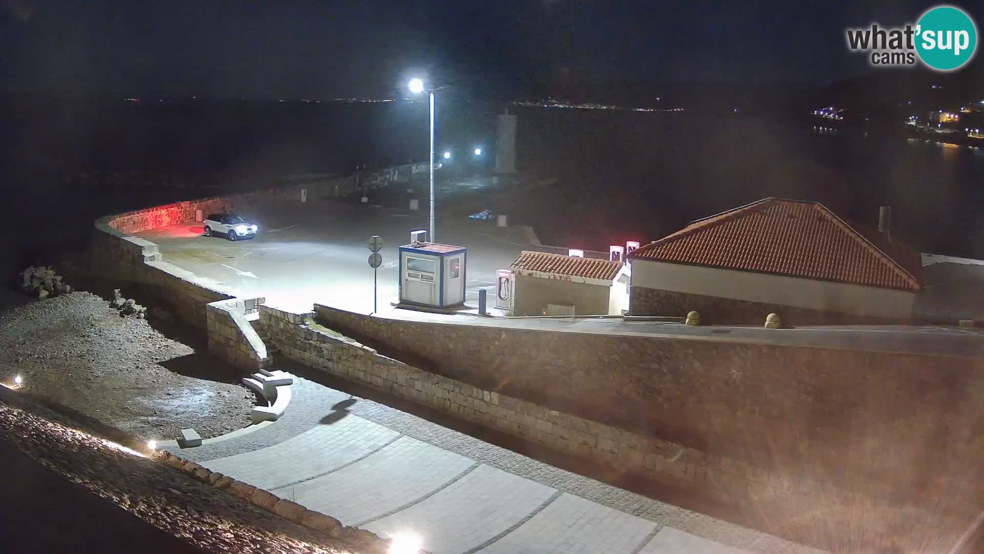 Senj Harbour Webcam – Breakwater & Lighthouse Live View