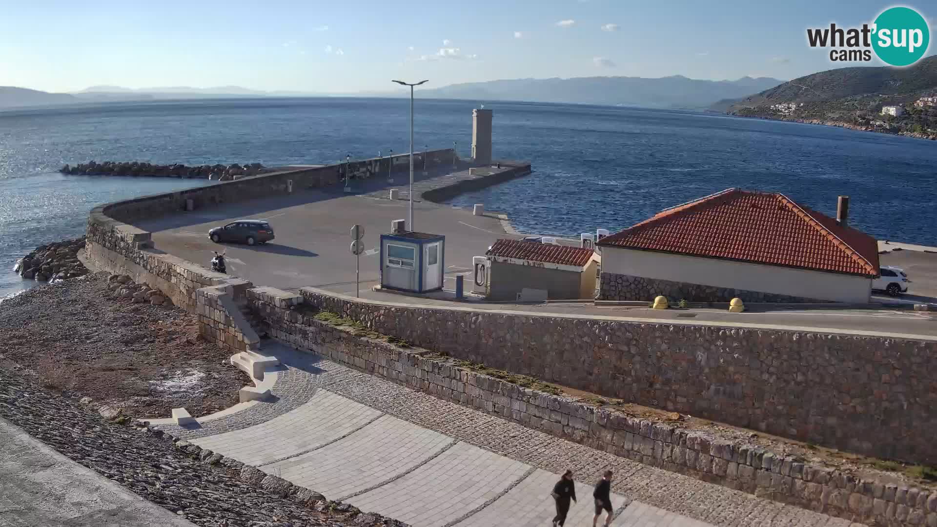 Senj Harbour Webcam – Breakwater & Lighthouse Live View