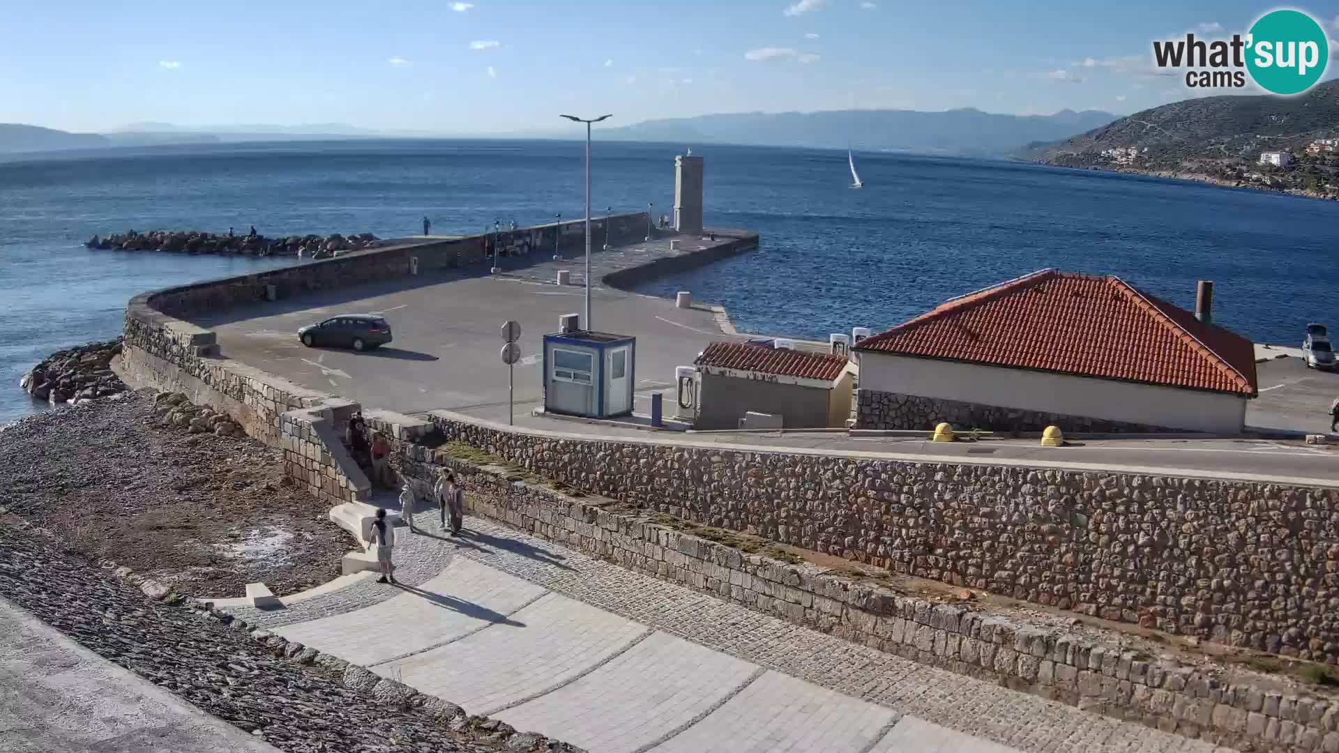 Senj Harbour Webcam – Breakwater & Lighthouse Live View