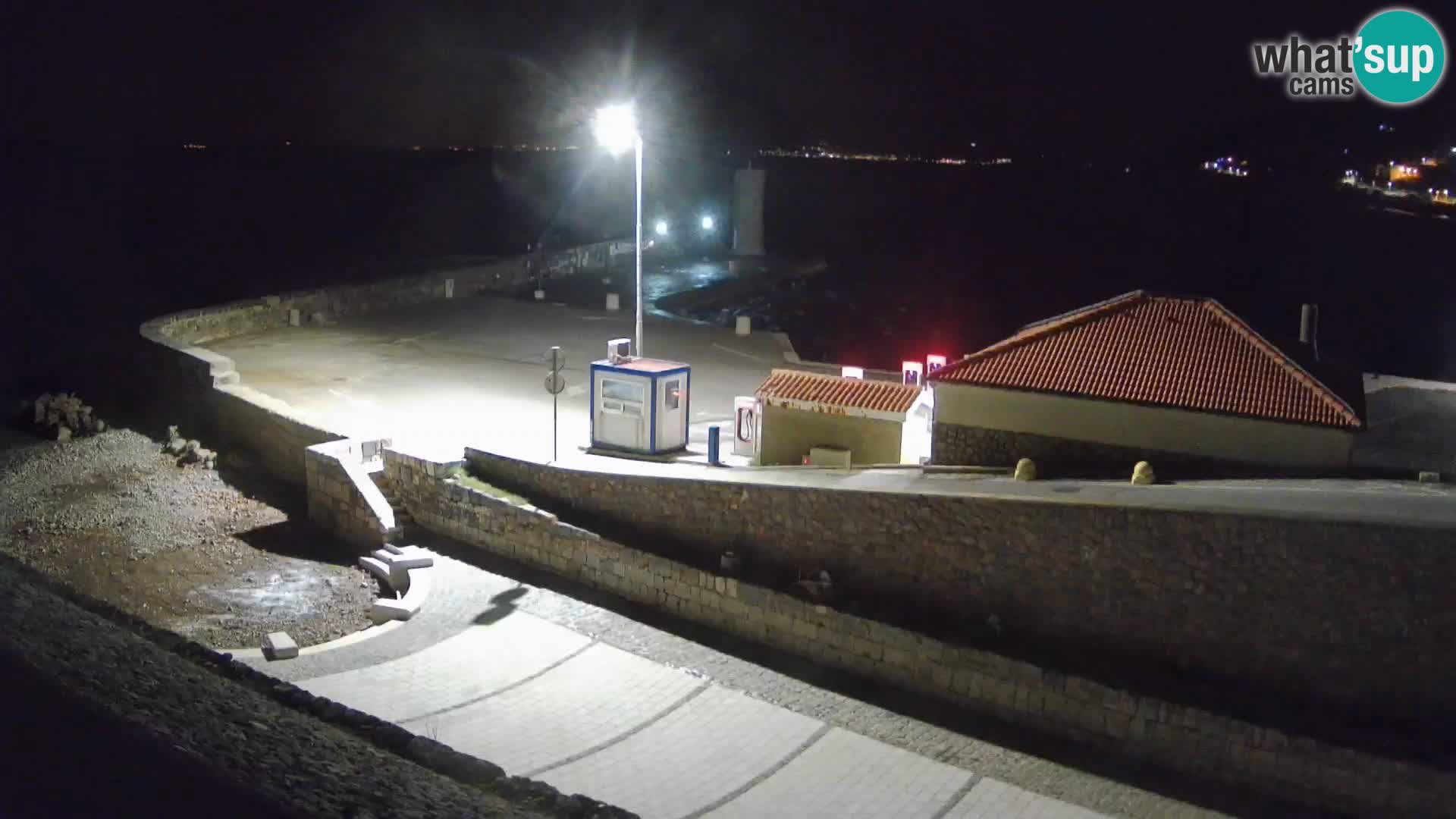 Webcam puerto de Senj – Rompeolas y faro en directo