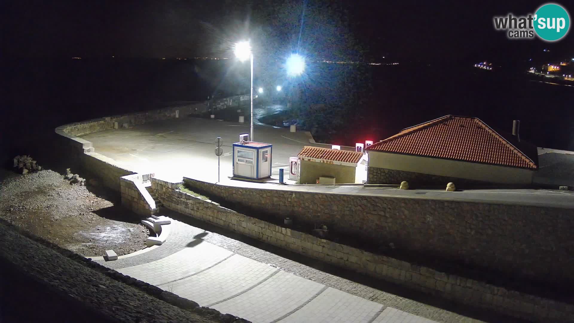 Webcam puerto de Senj – Rompeolas y faro en directo