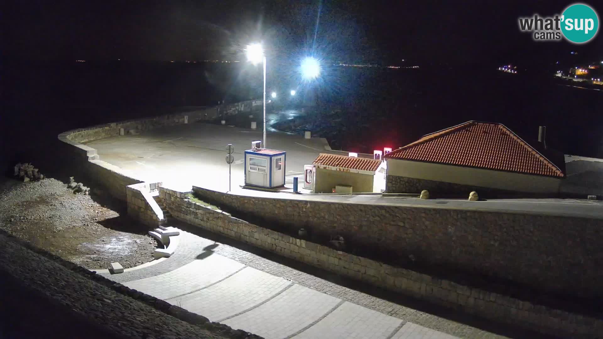 Senj Harbour Webcam – Breakwater & Lighthouse Live View