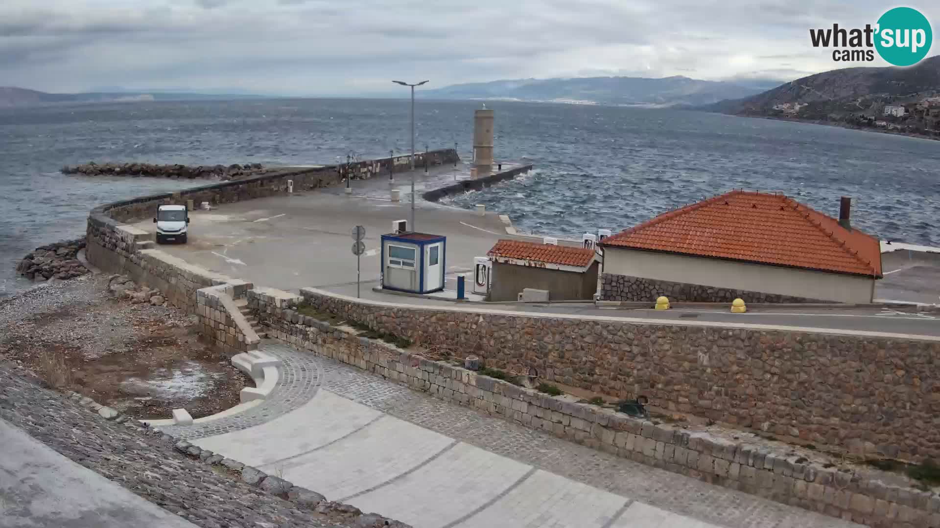 Webcam Porto di Segna – Frangiflutti e Faro in diretta
