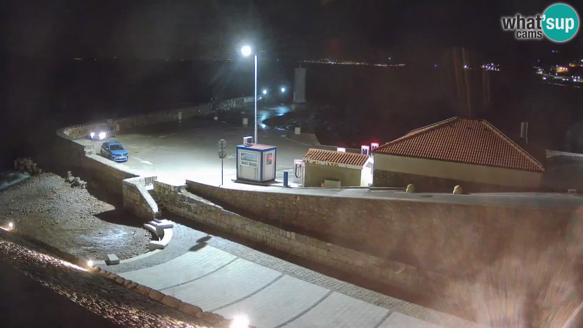 Senj Harbour Webcam – Breakwater & Lighthouse Live View