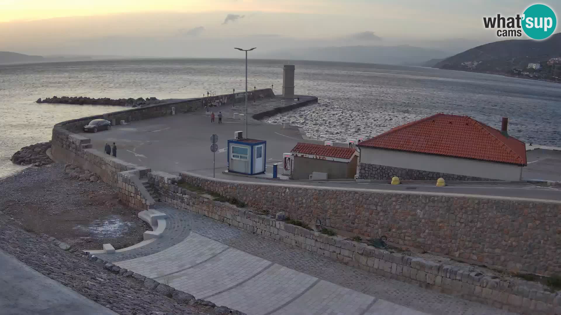 Senj Harbour Webcam – Breakwater & Lighthouse Live View