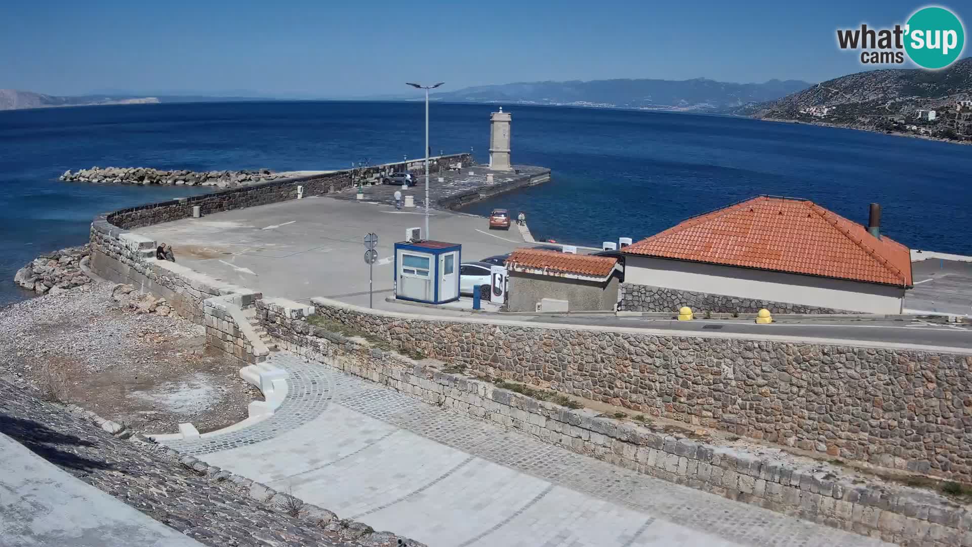 Web kamera Senj luka – Lukobran i svjetionik uživo