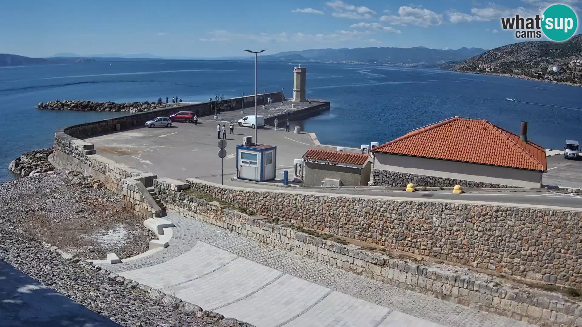 Senj Harbour Webcam – Breakwater & Lighthouse Live View