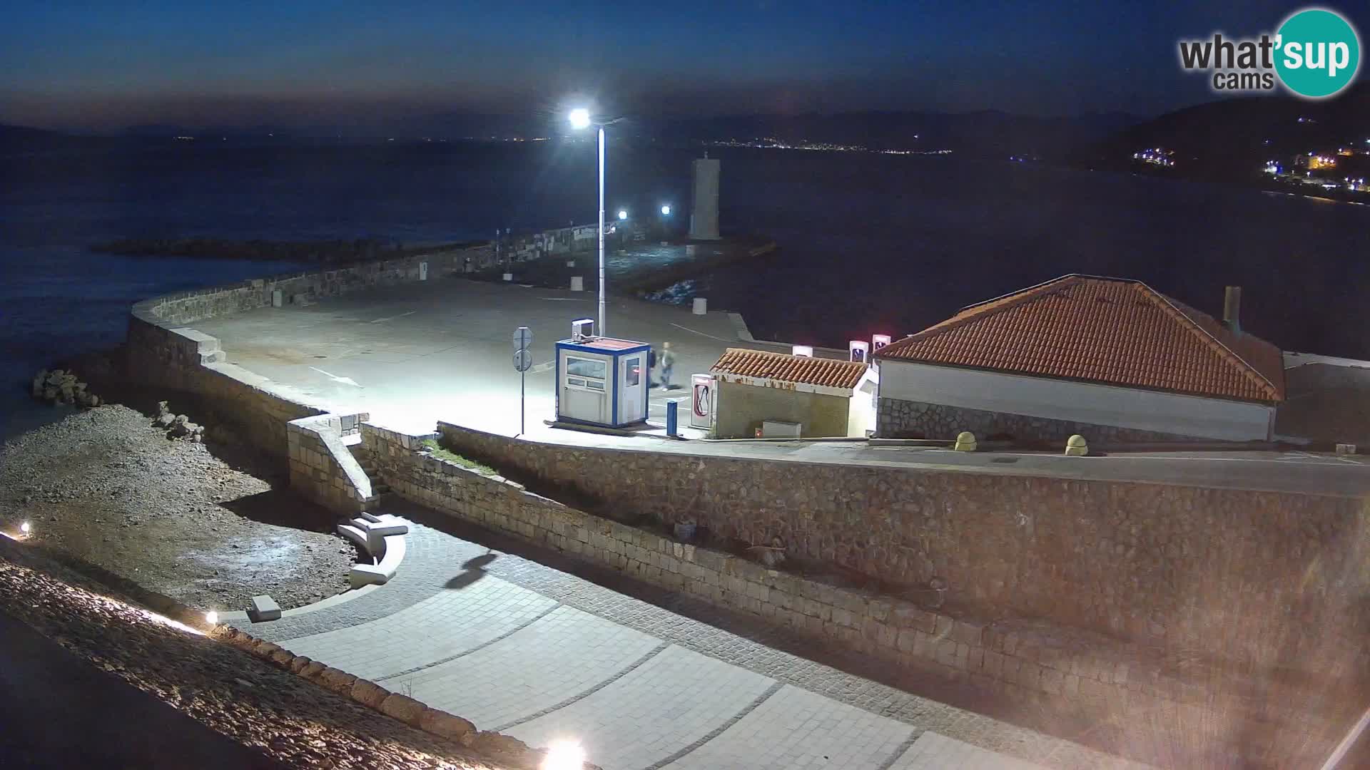 Senj Harbour Webcam – Breakwater & Lighthouse Live View