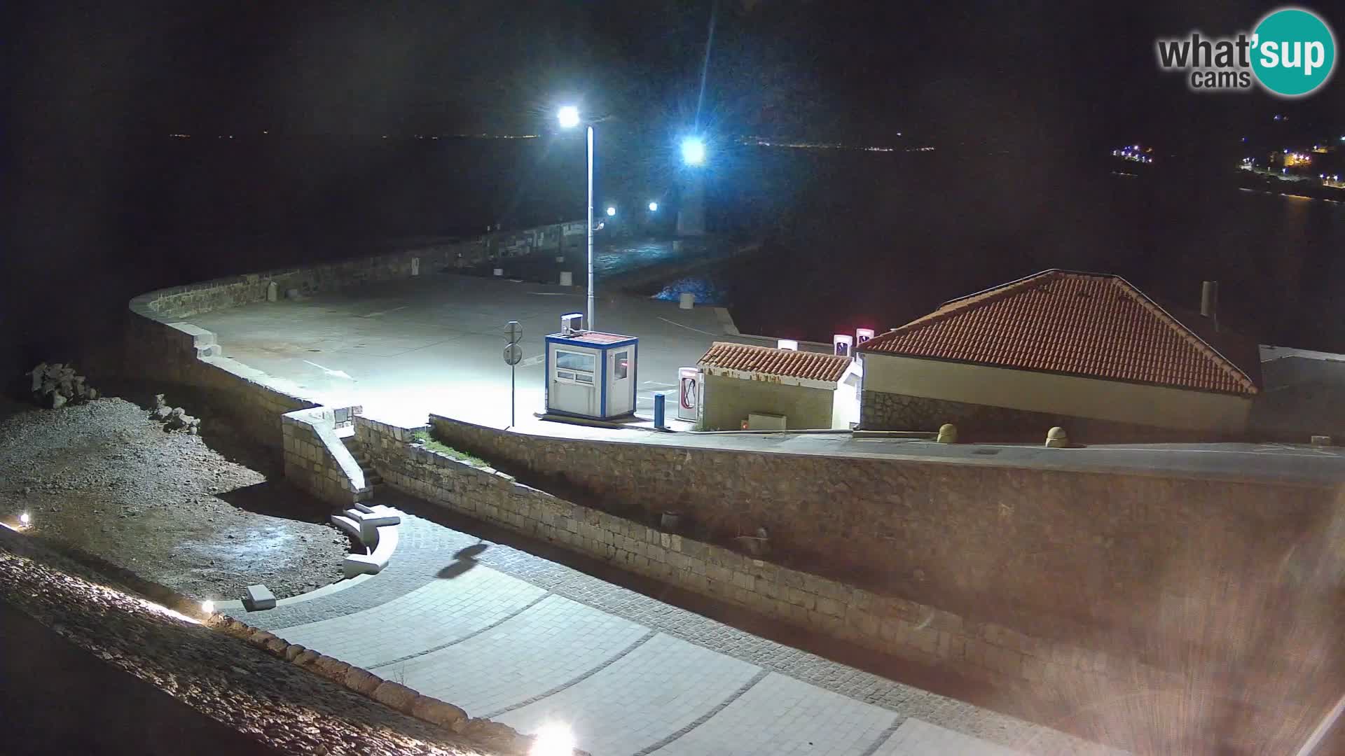 Senj Harbour Webcam – Breakwater & Lighthouse Live View