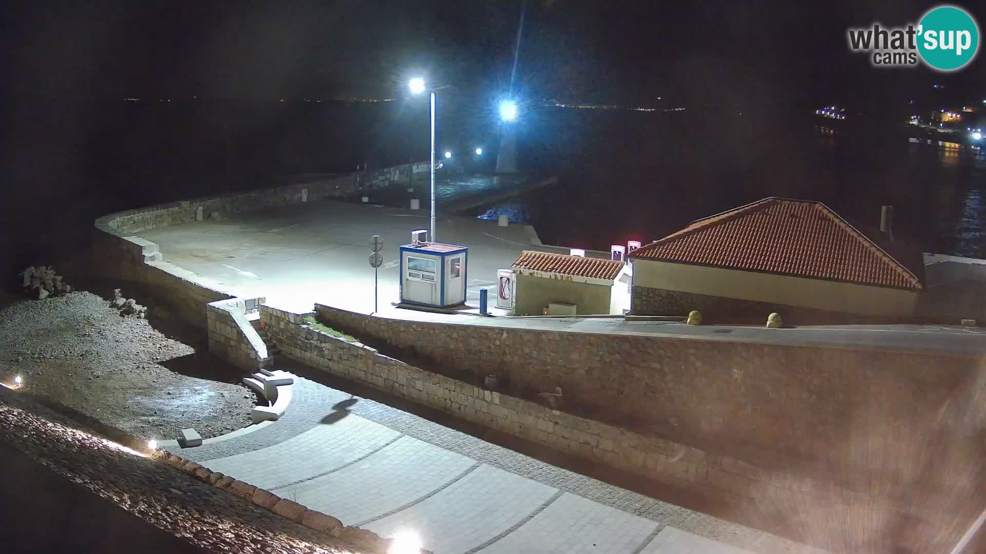 Senj Harbour Webcam – Breakwater & Lighthouse Live View