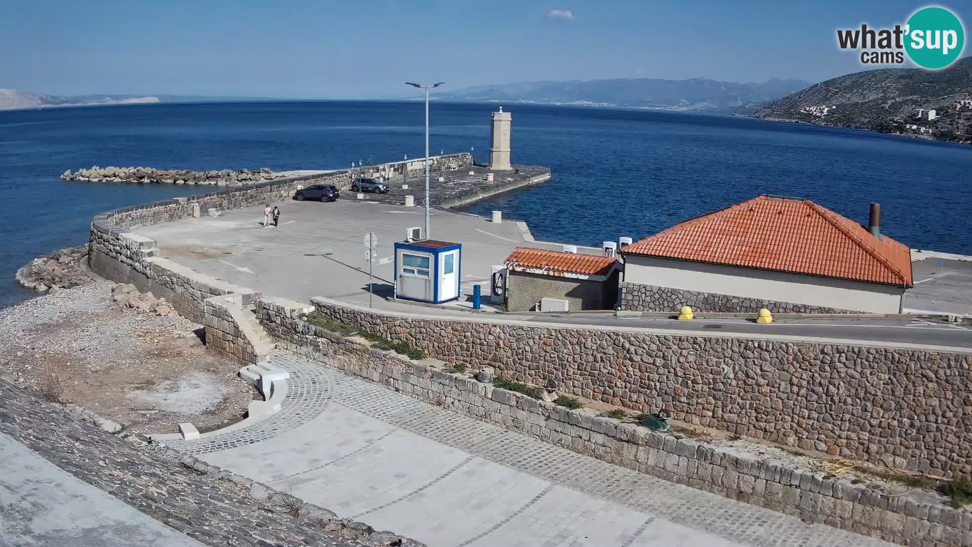 Webcam Porto di Segna – Frangiflutti e Faro in diretta