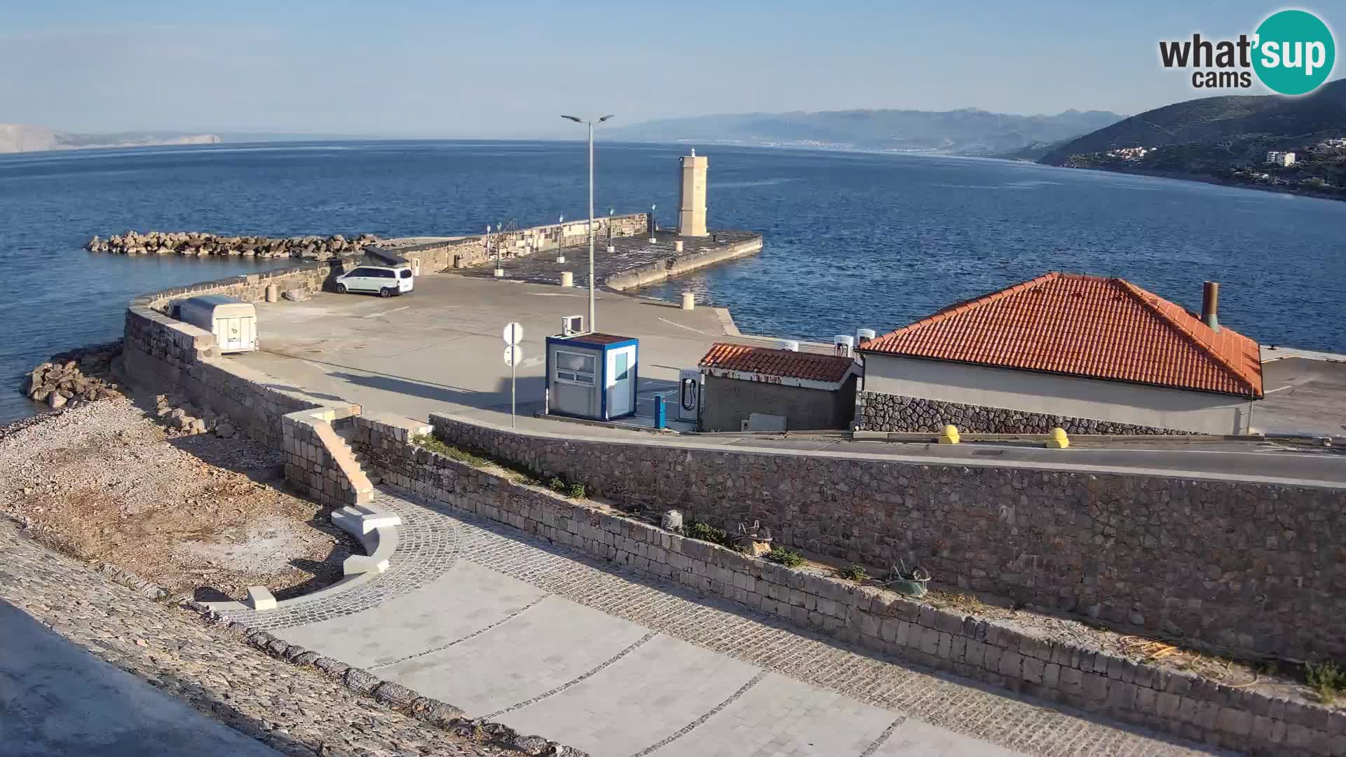 Senj Harbour Webcam – Breakwater & Lighthouse Live View