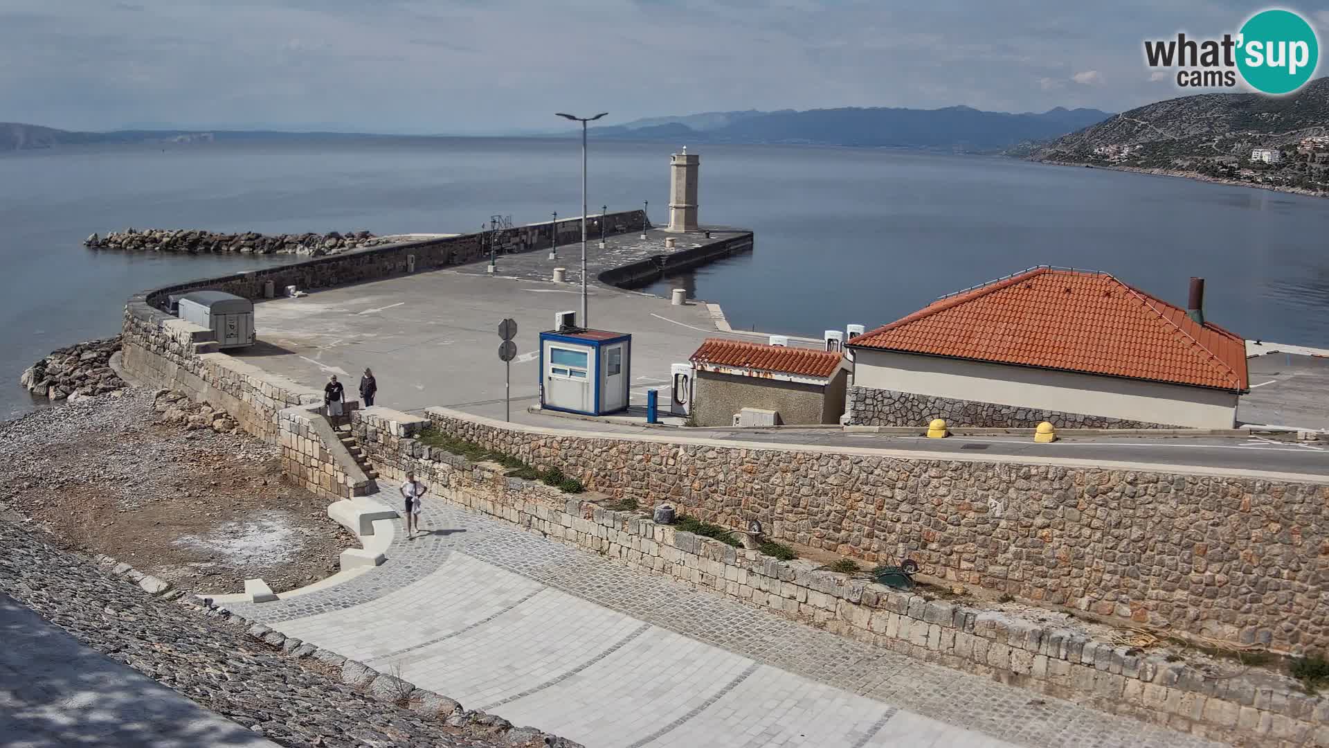 Senj Harbour Webcam – Breakwater & Lighthouse Live View
