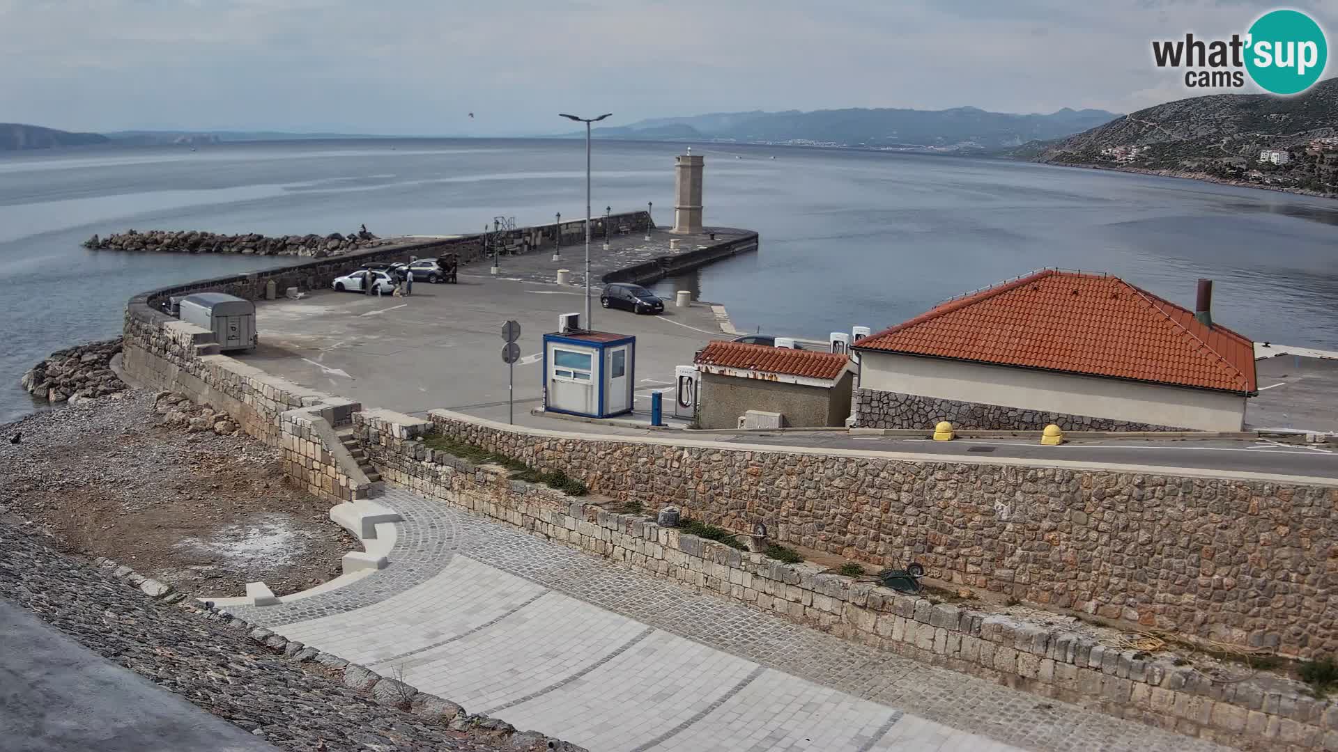 Senj Harbour Webcam – Breakwater & Lighthouse Live View